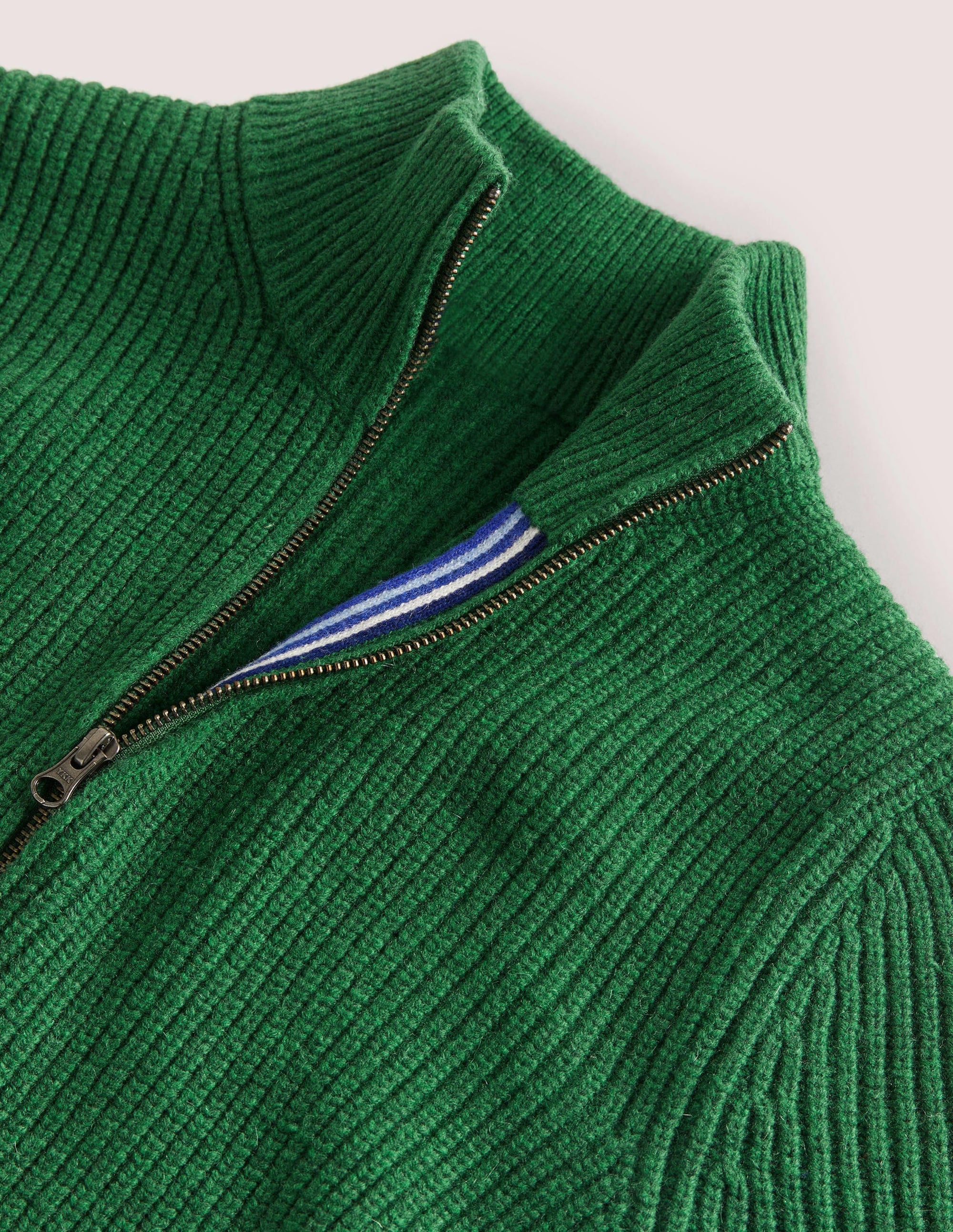 Zip through Cardigan-Highland Green - Image 7