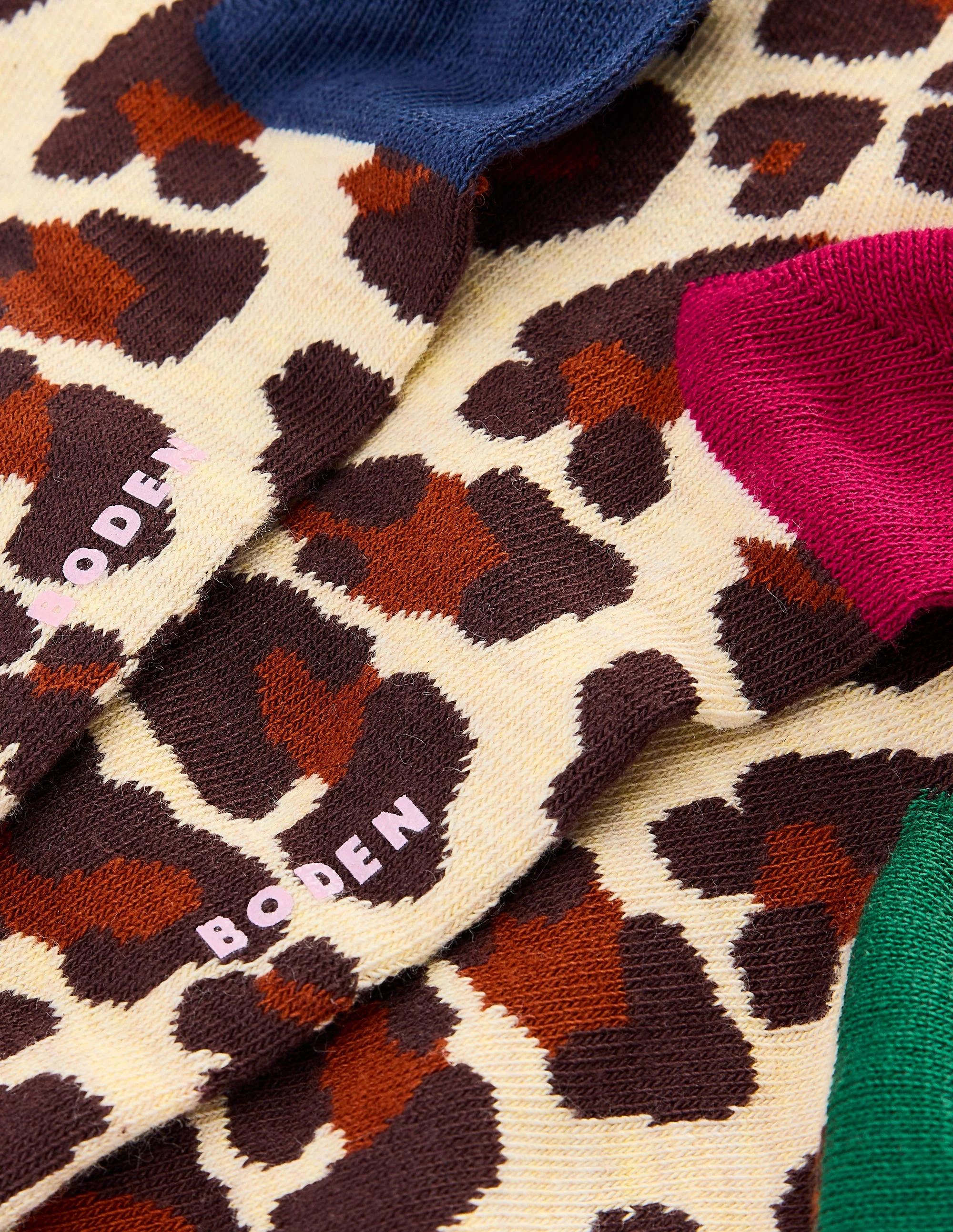 3 Pack Novelty Socks-Leopard - Image 2