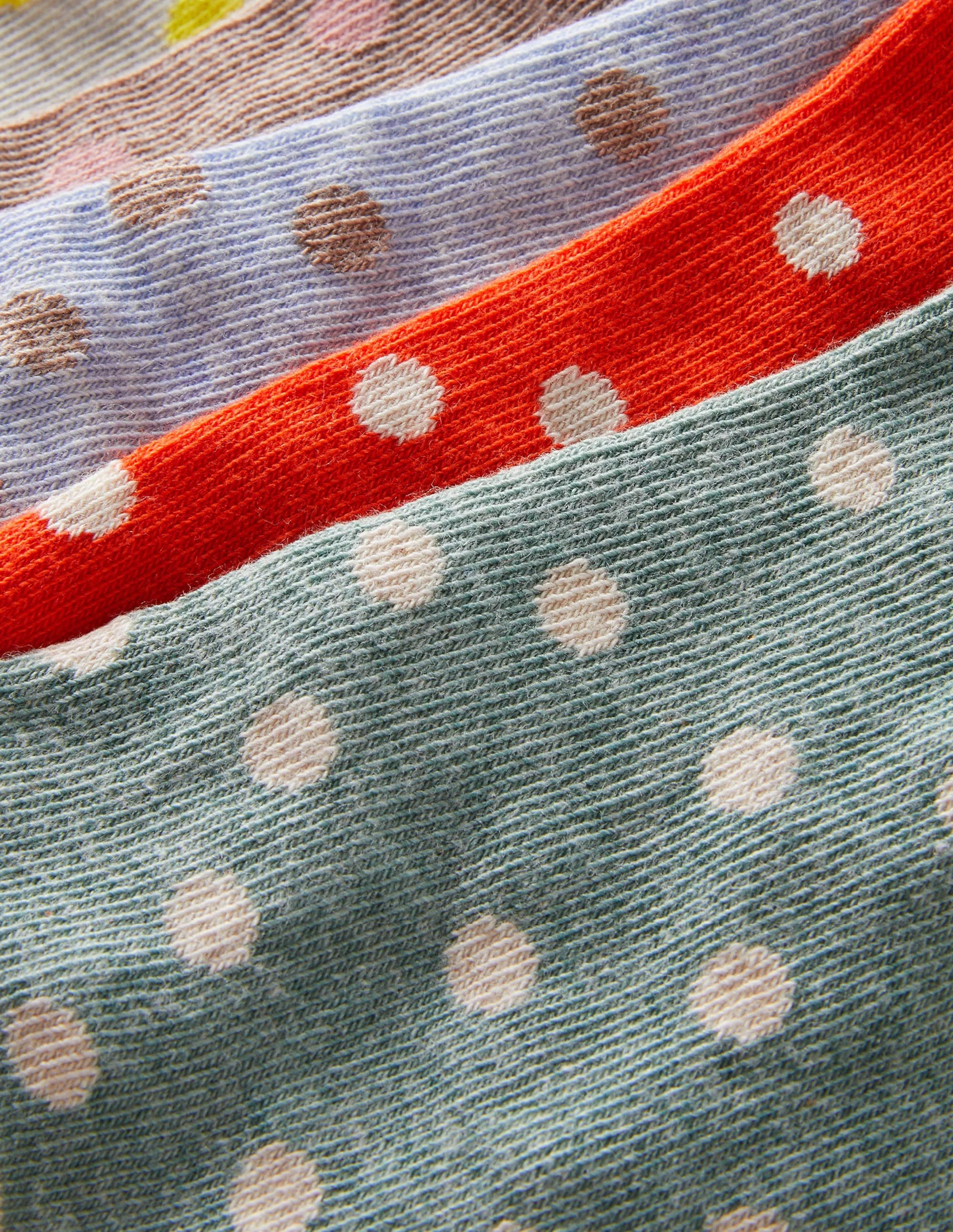 5 Pack Trainer Socks-Multi Delicate Spot - Image 2