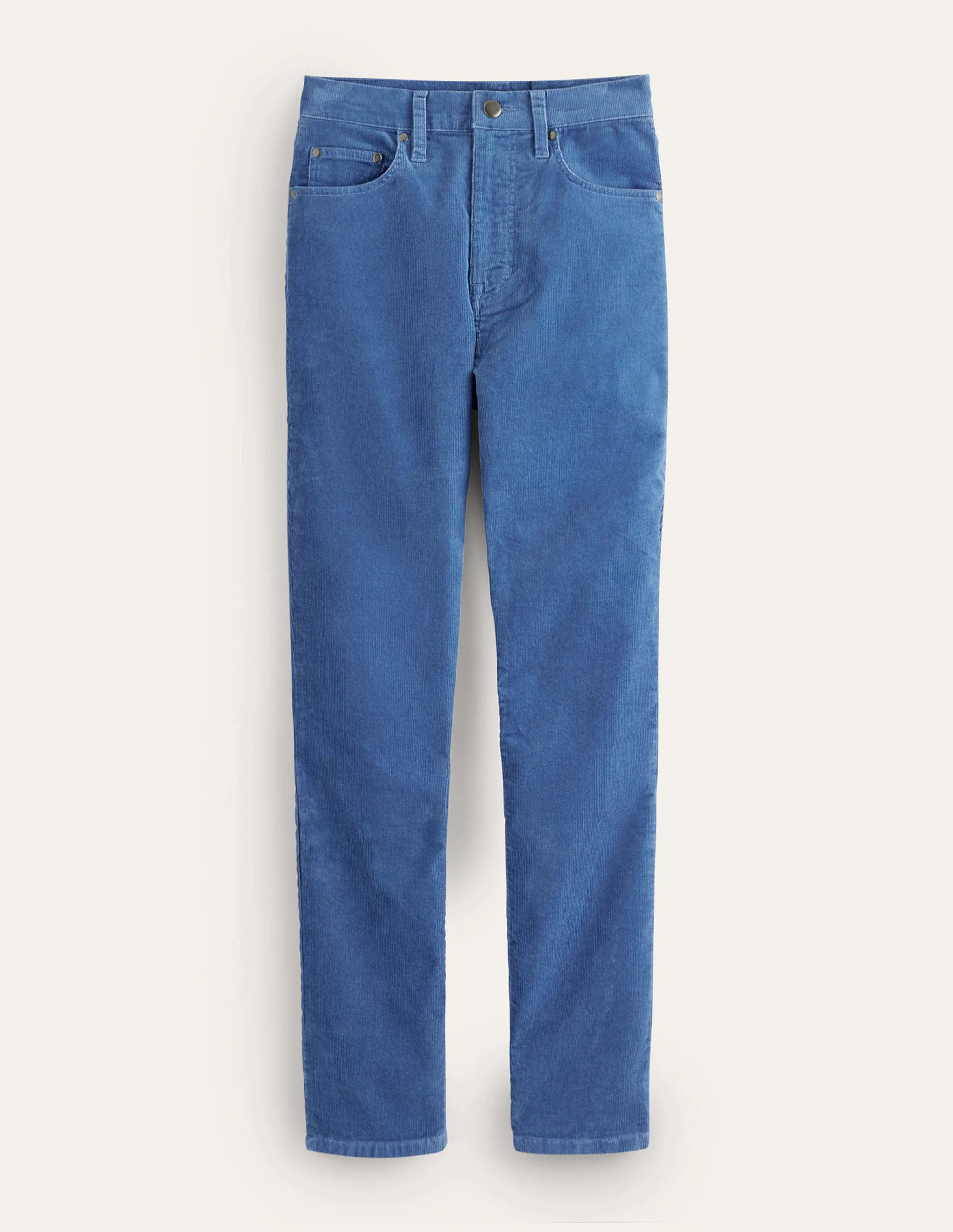 5 Pocket Cord Slim Jeans-Azure - Image 7