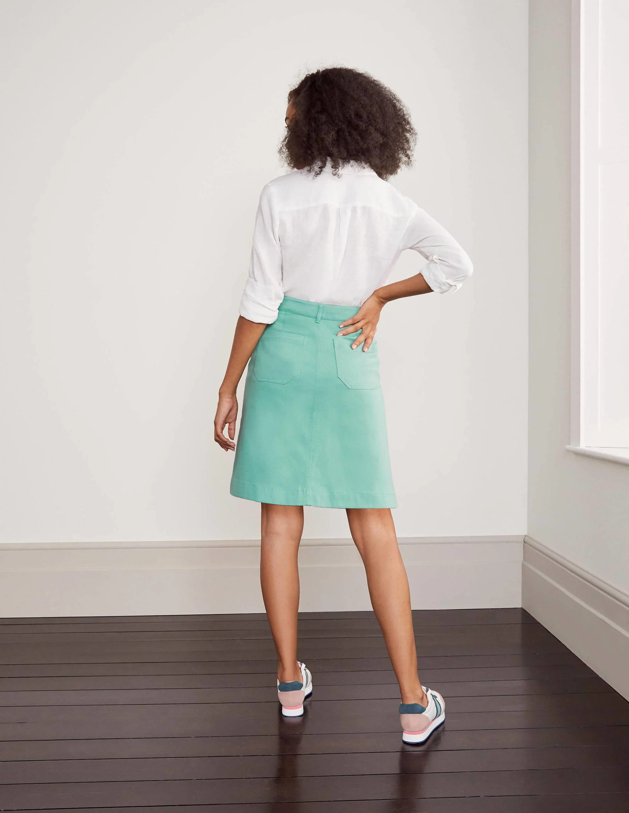 Abingdon Mini Skirt-Apple Mint - Image 3