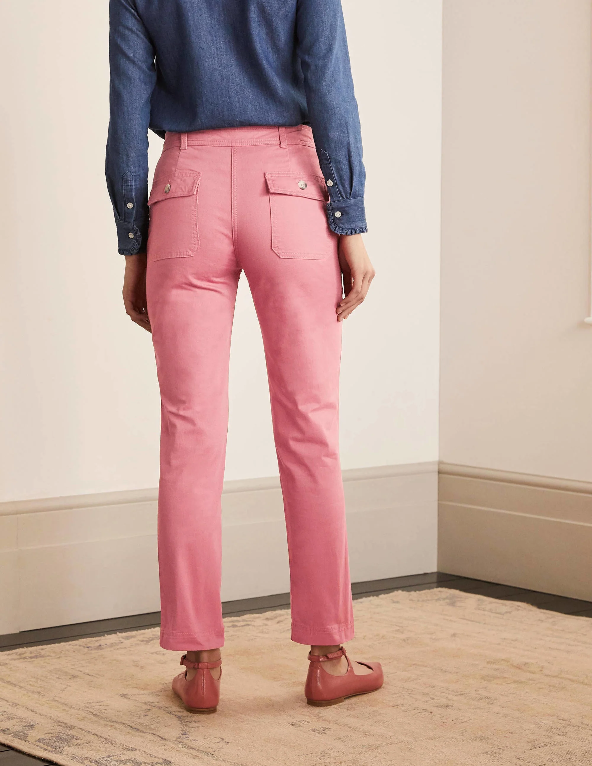 Abingdon Pants-Dusty Red - Image 3