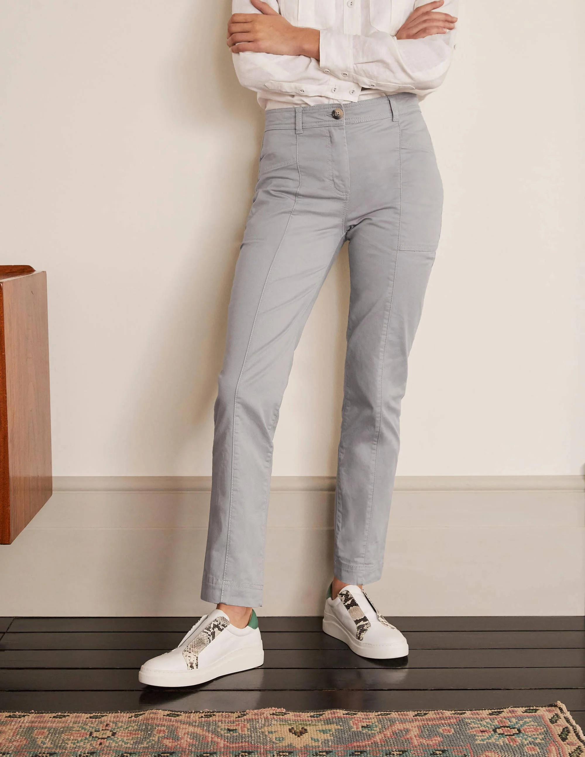 Abingdon Pants-Grey Squirrel