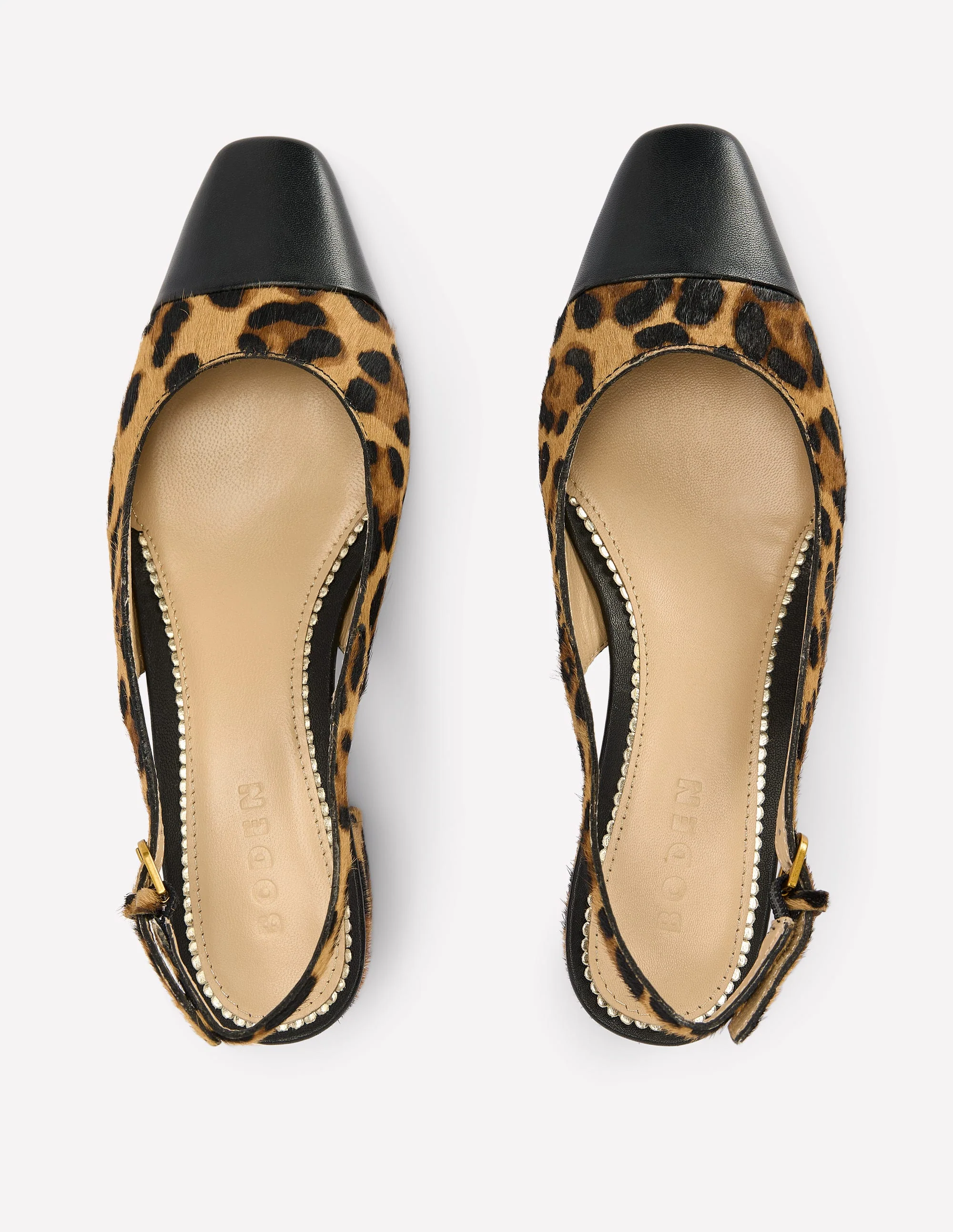 Ailsa Block Heel Slingbacks-Classic Leopard - Image 5
