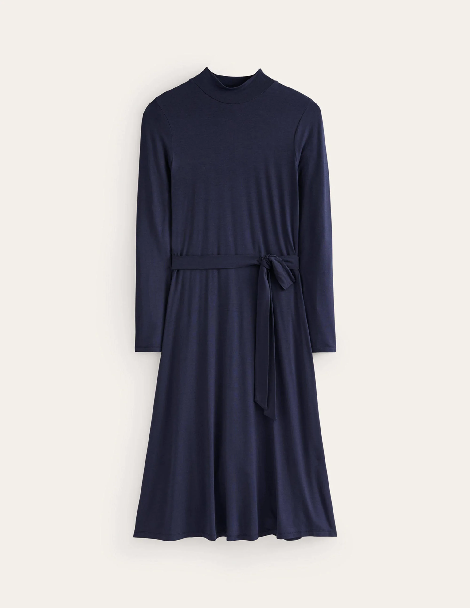 Alberta Jersey Midi Dress-Navy - Image 5