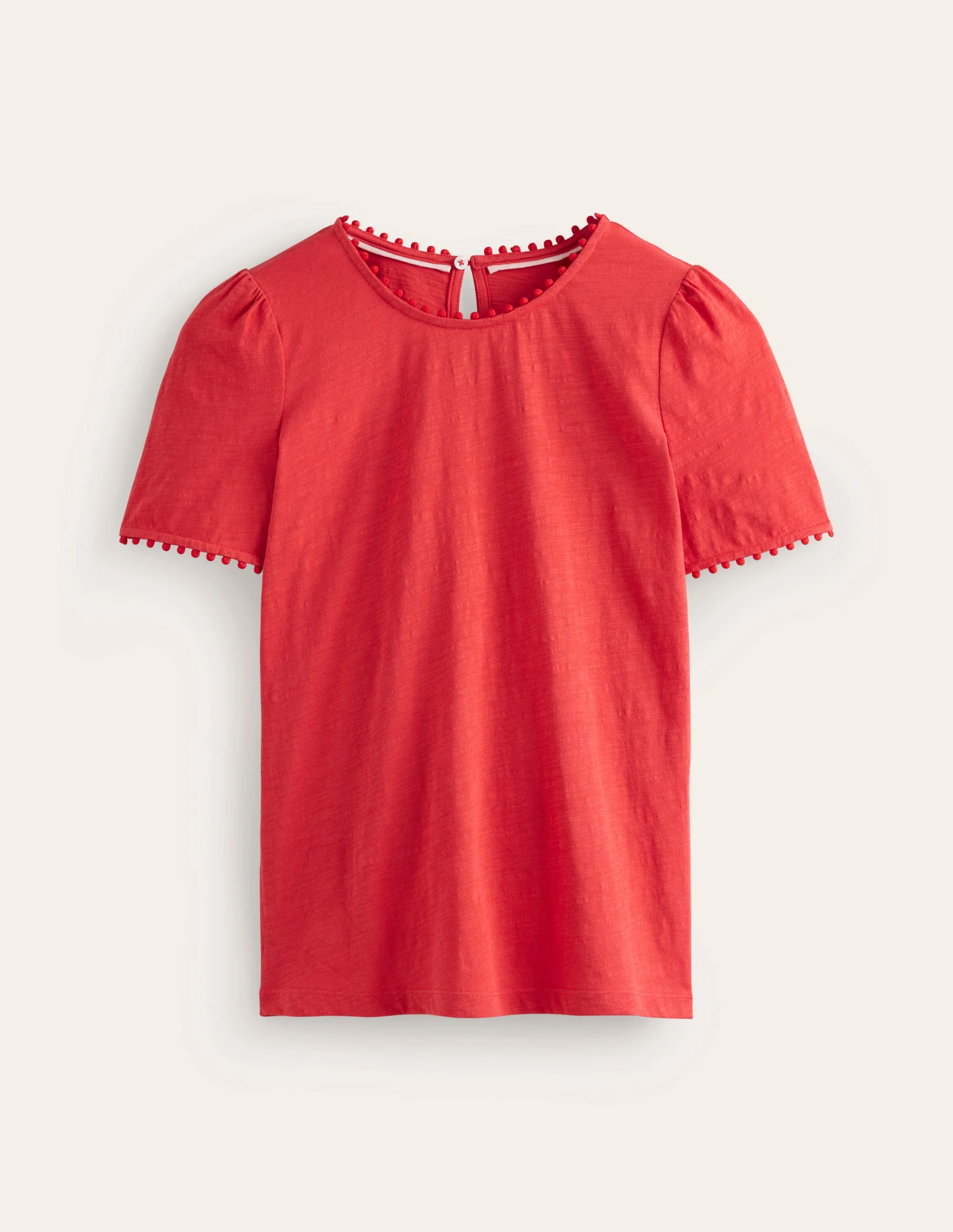 Ali Jersey T-Shirt-Flame Scarlet - Image 5
