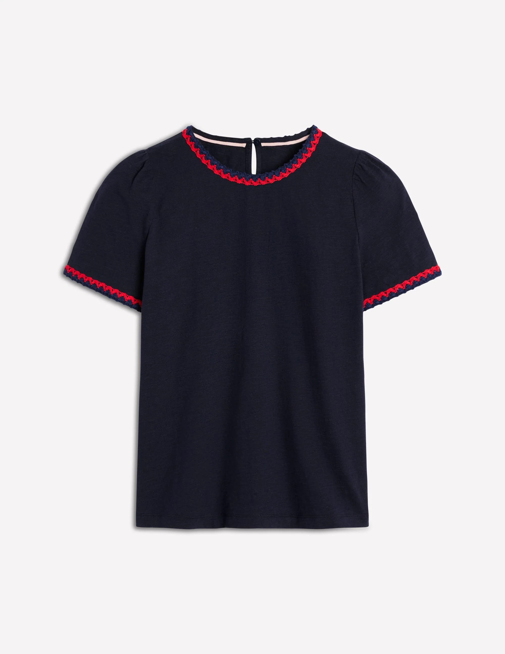 Ali Trim T-shirt-Navy - Image 5
