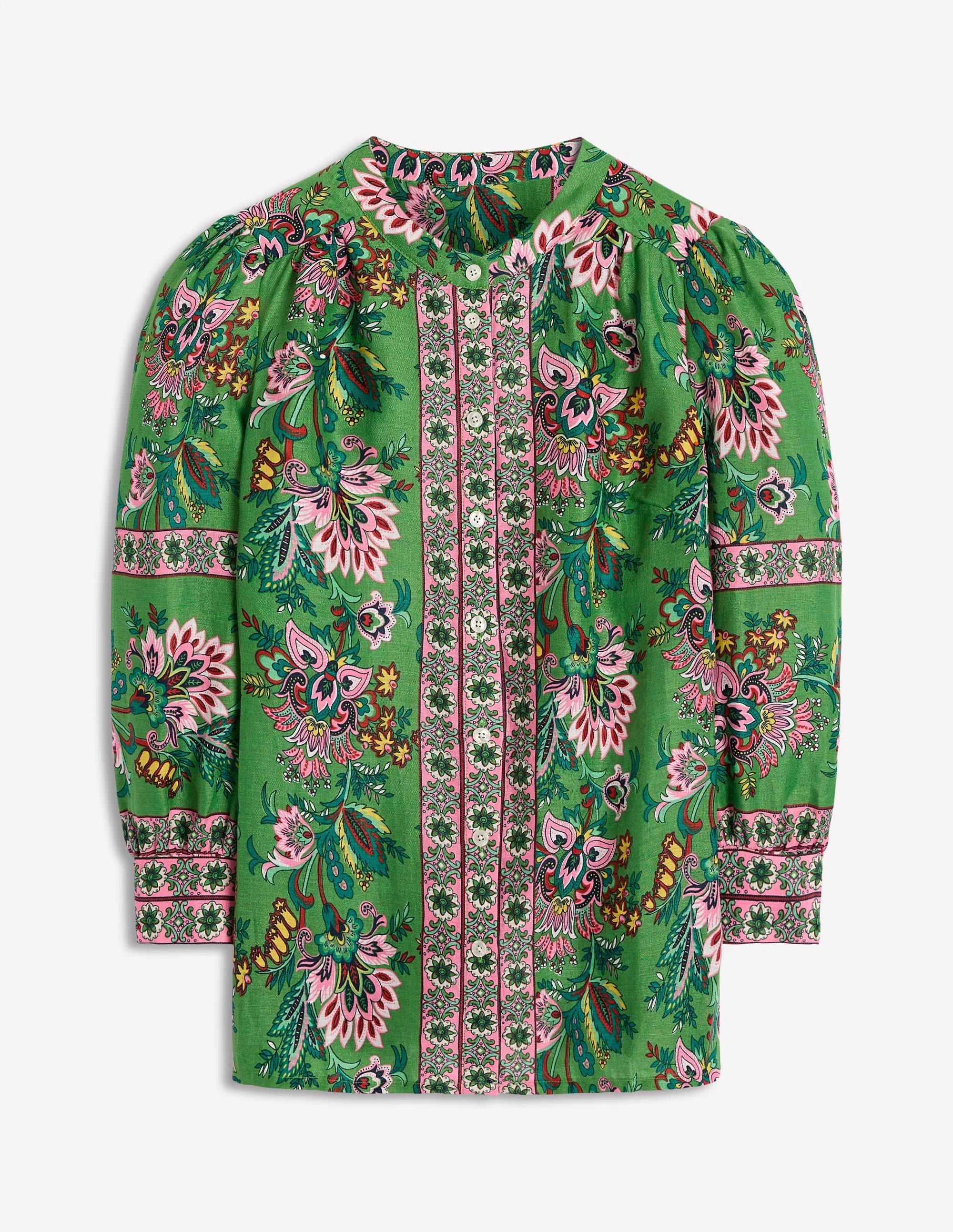 Alicia Linen Top-Botanica Terrace - Image 7