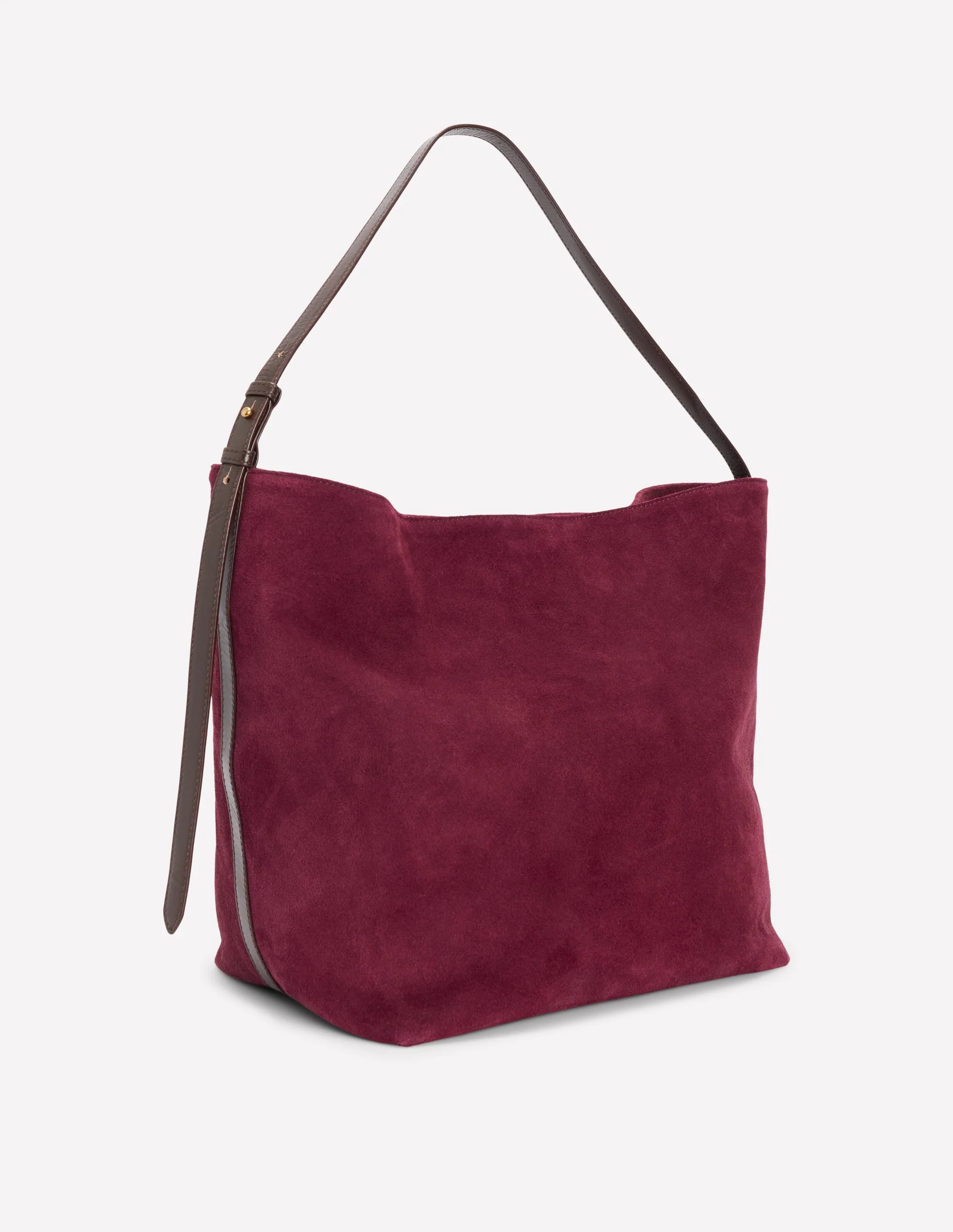 Allegra Medium Slouchy Tote-Burgundy - Image 2