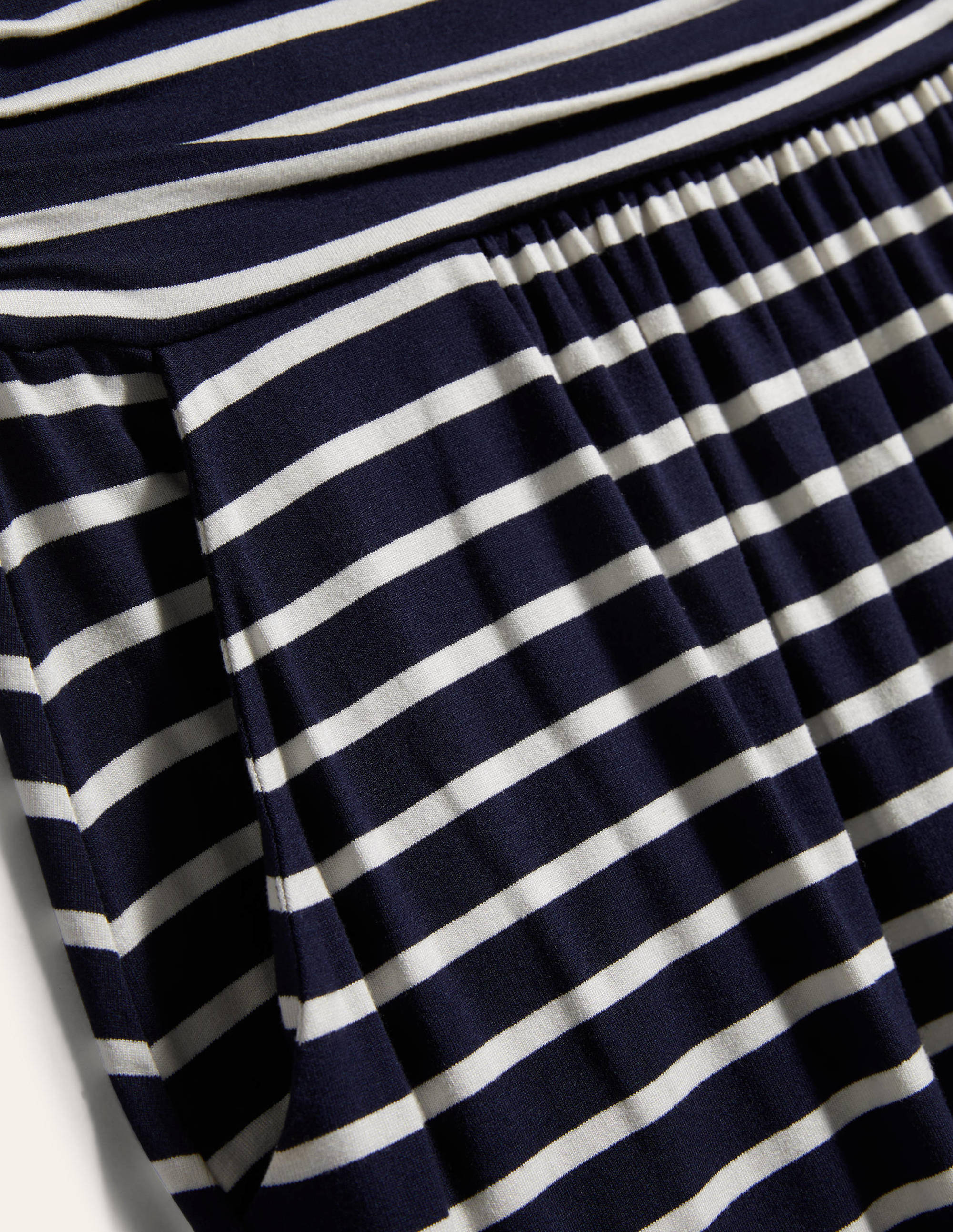 Amelie Jersey Dress-Navy/Ivory - Image 7
