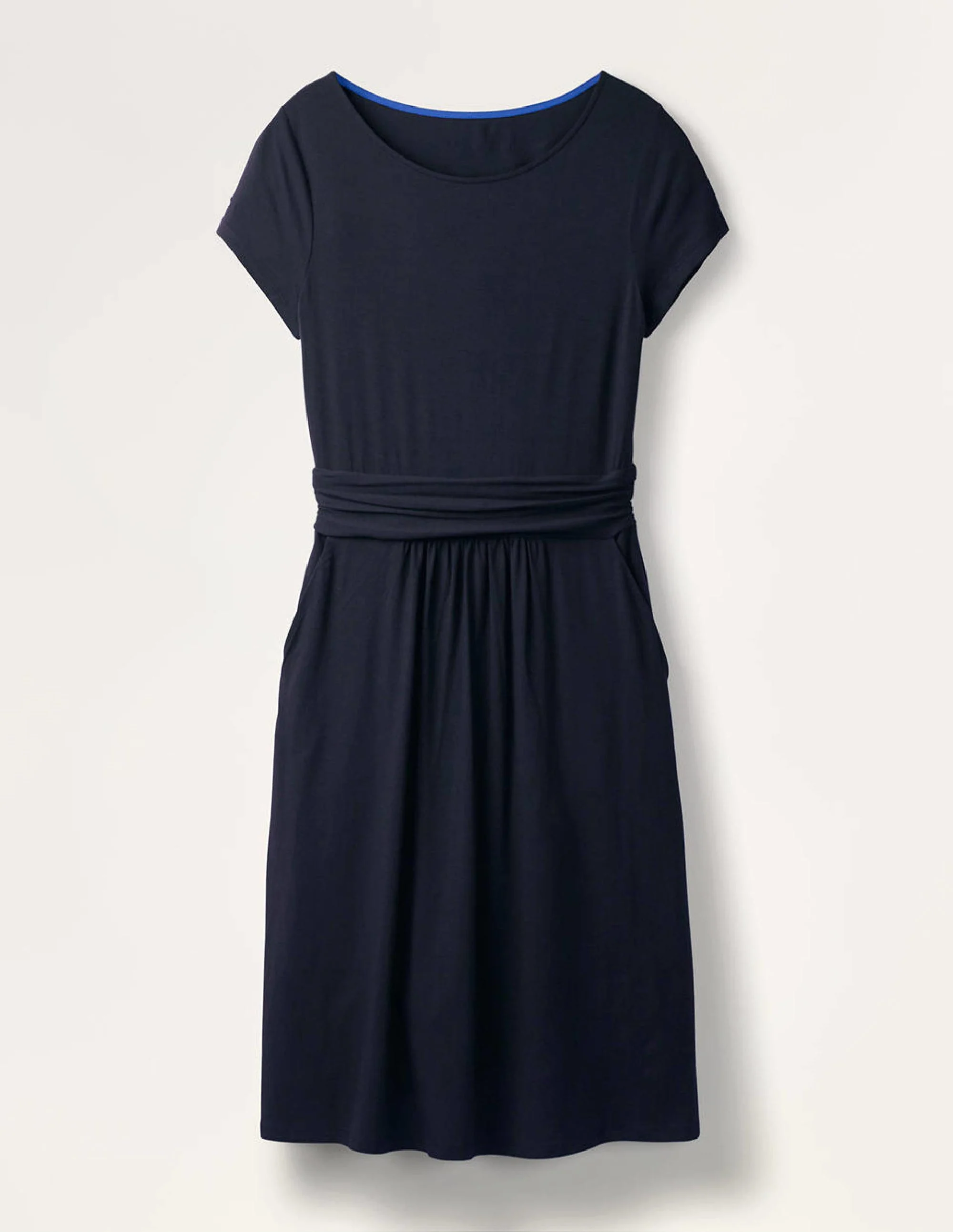 Amelie Jersey Dress-Navy - Image 6