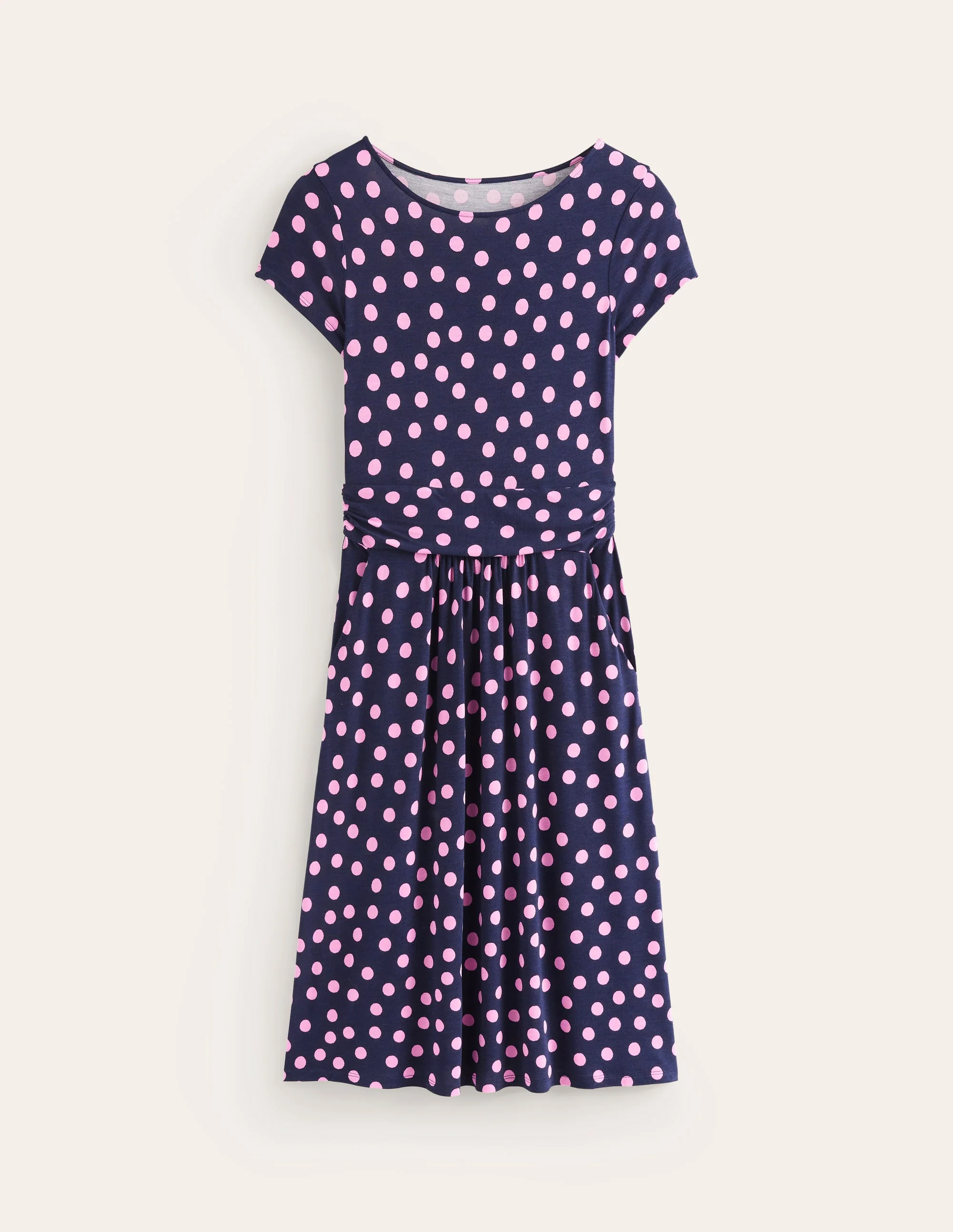 Amelie Jersey Dress-Sherbert, Abstract Dot - Image 5