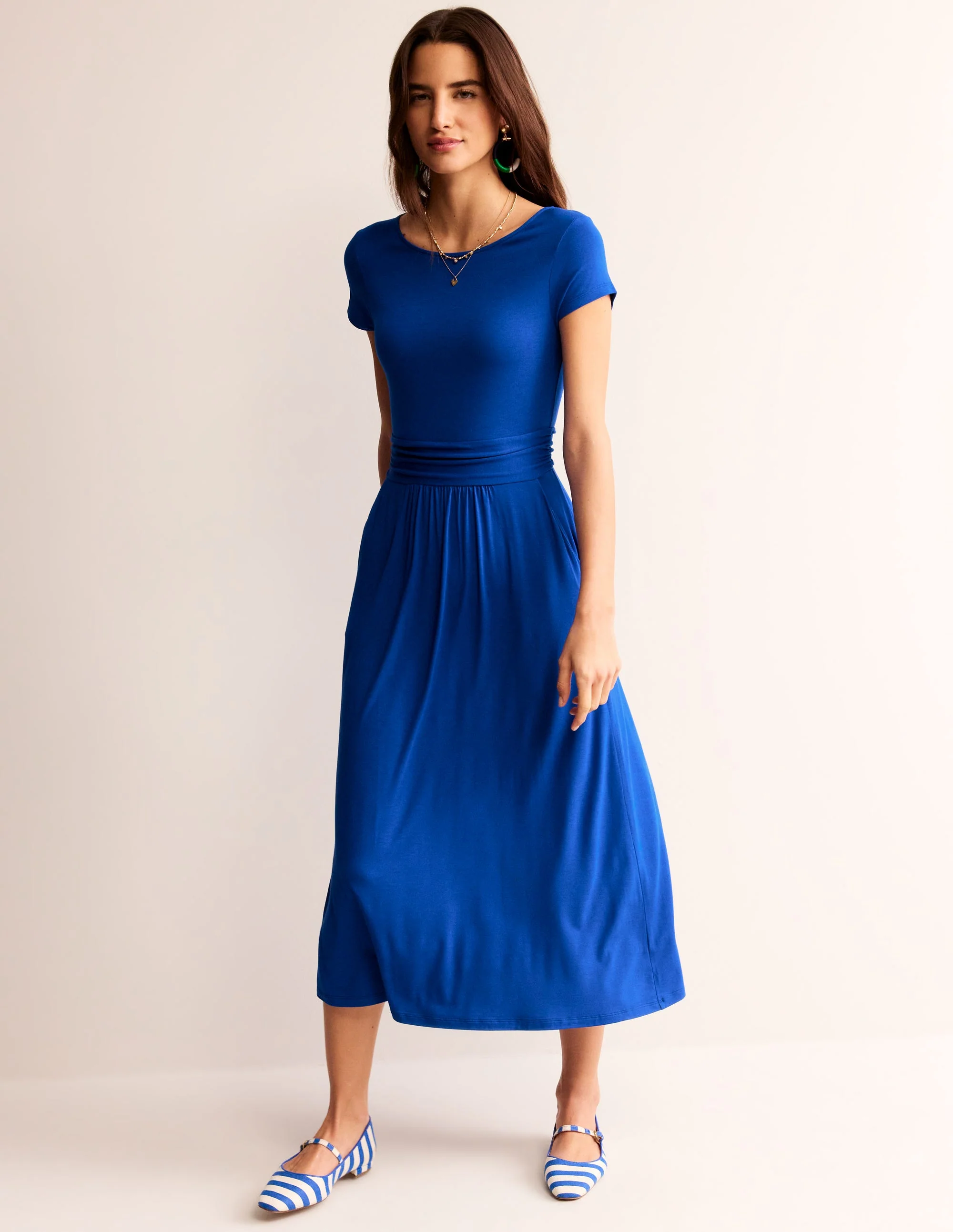 Amelie Jersey Midi Dress-Surf the Web - Image 2