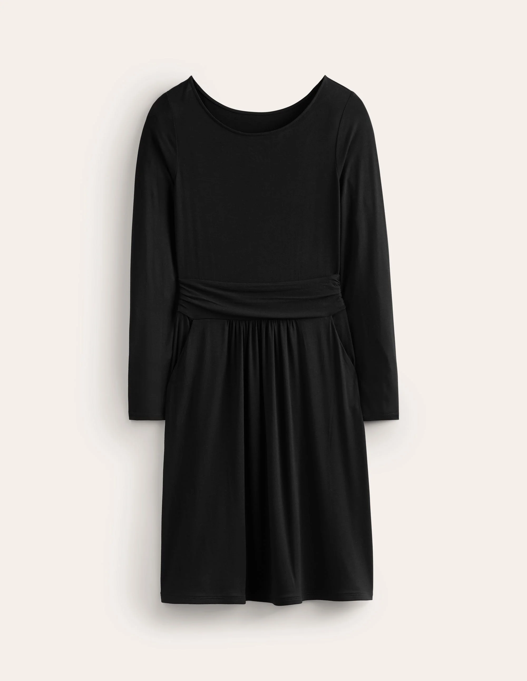 Amelie Long Sleeve Dress-Black - Image 5