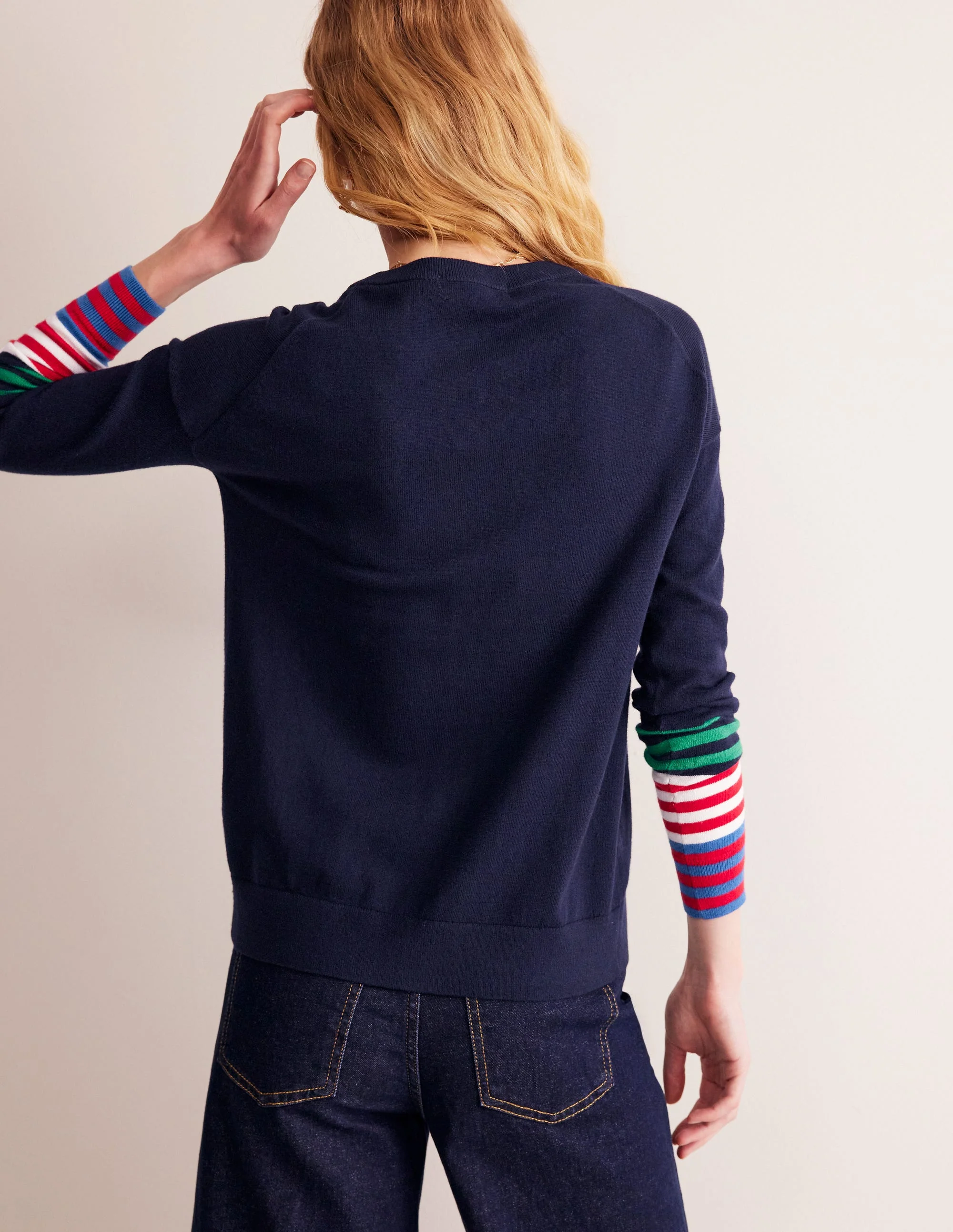 Annie Cardigan-Navy - Image 3