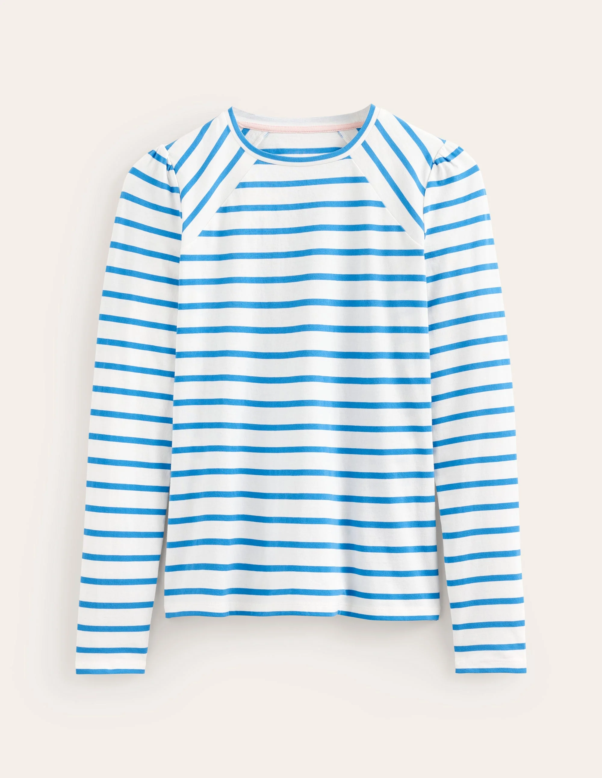 Arabella Stripe T-Shirt-Brilliant Blue - Image 5