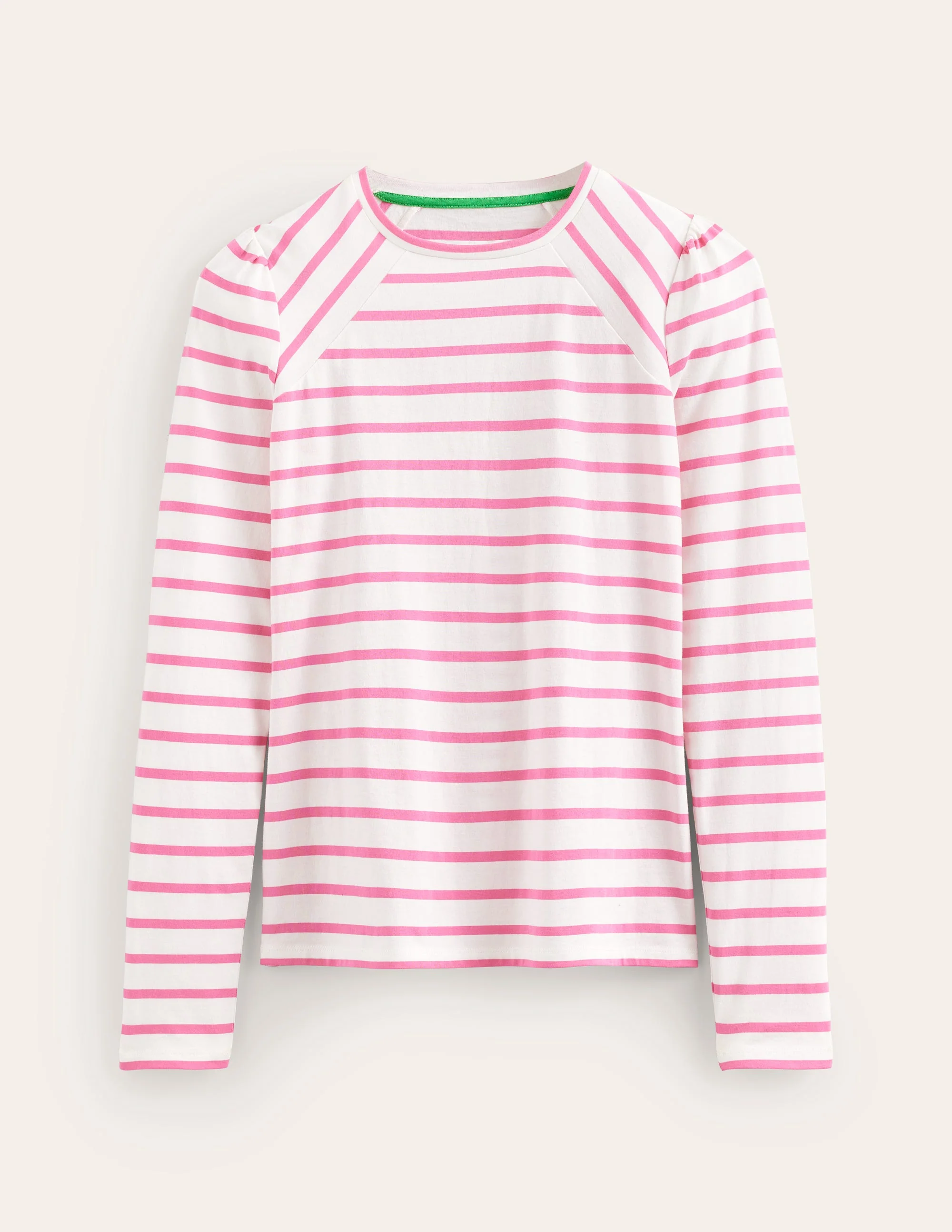 Arabella Stripe T-Shirt-Sangria Sunset - Image 5