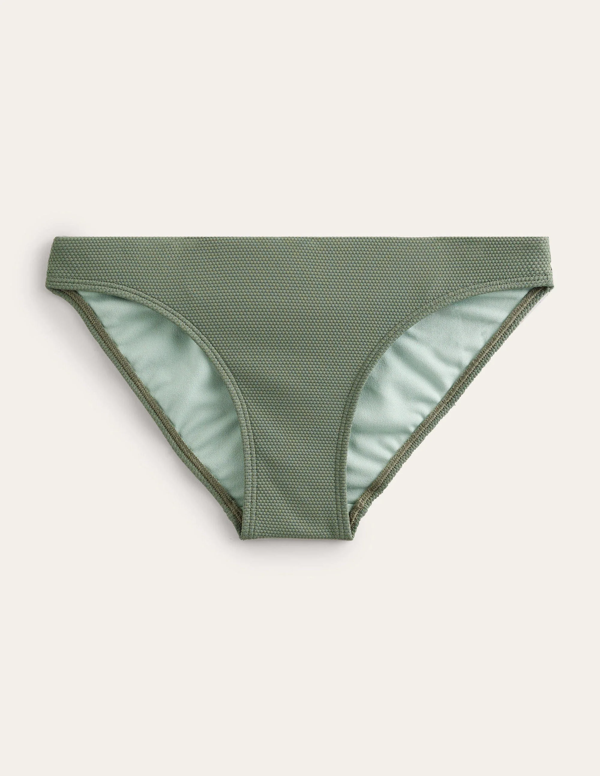 Arezzo Texture Bikini Bottoms-Khaki Texture - Image 5