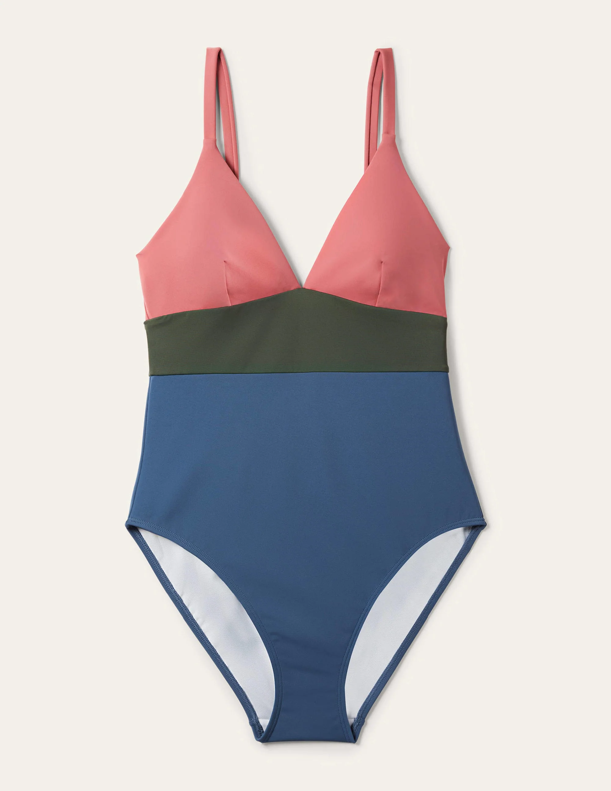 Arezzo V-neck Panel Swimsuit-Globe Colourblock - Image 5