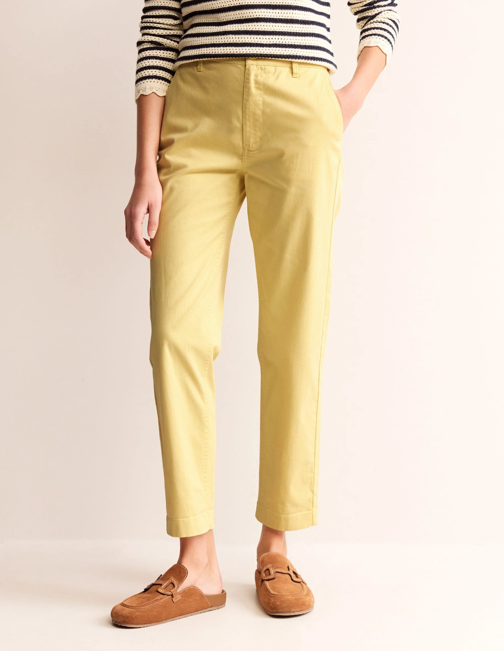 Barnsbury Chino Pants-Dusky Citron - Image 4