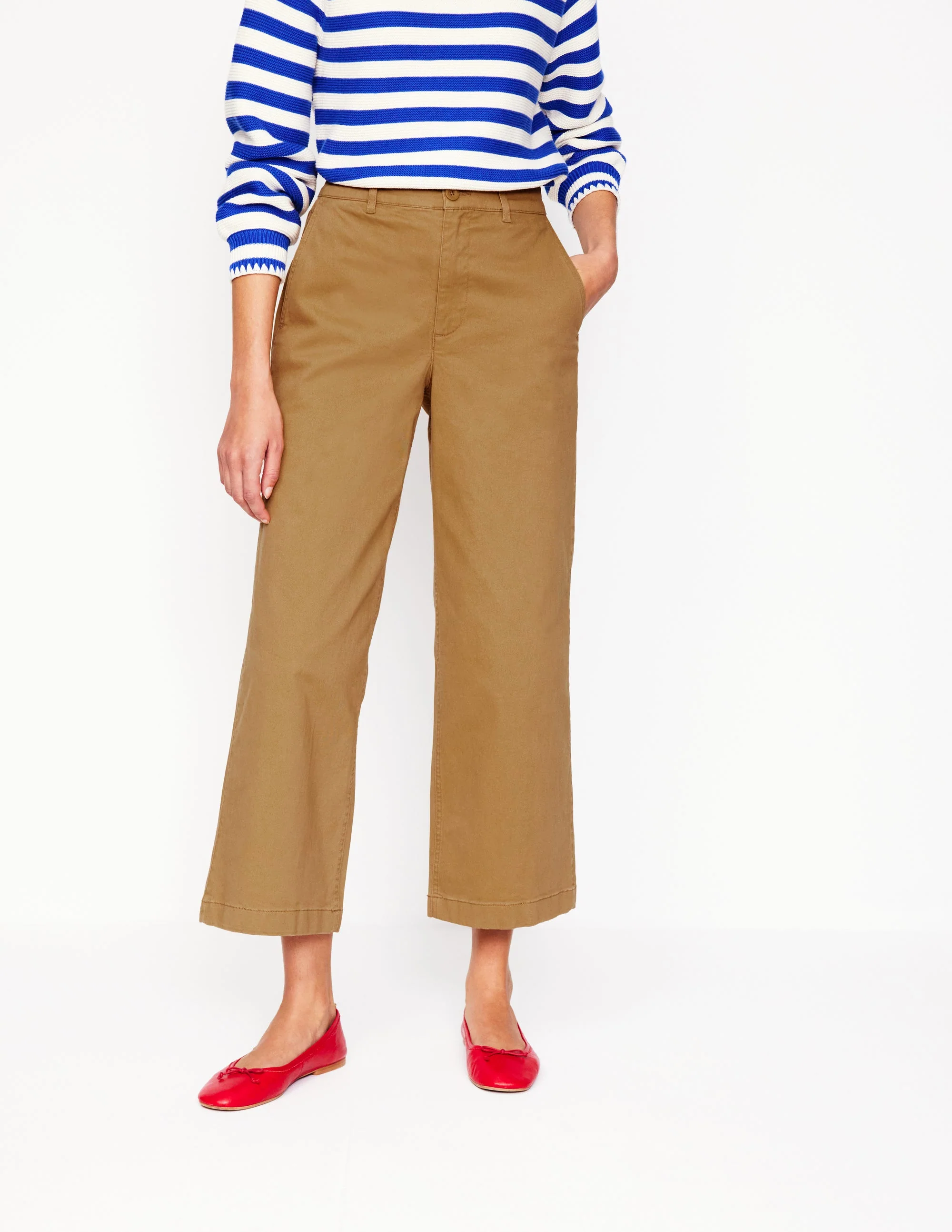Barnsbury Crop Chino Pants-Hazelnut Brown - Image 4