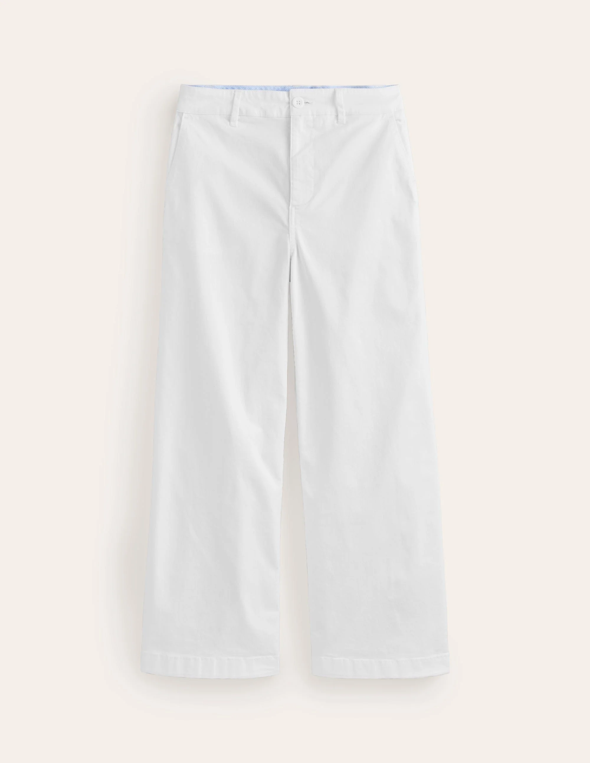 Barnsbury Crop Chino Pants-White - Image 6