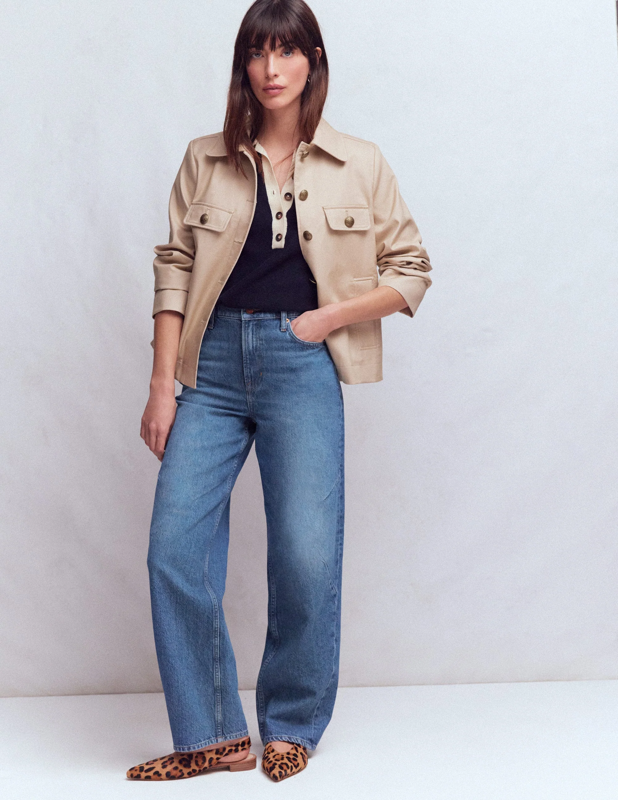 Barrel Jeans-Mid Vintage