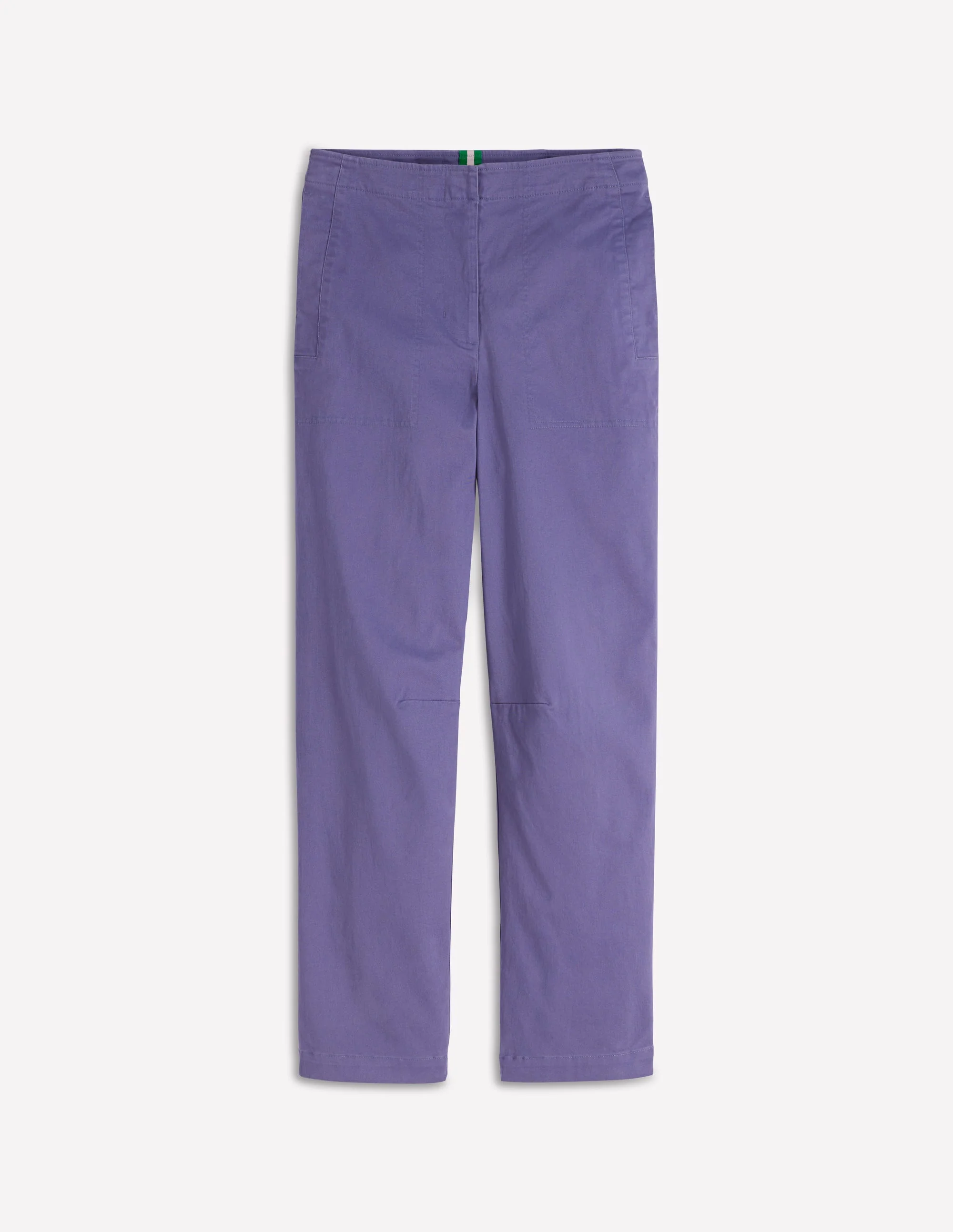 Barrel Leg Chino Pants-Purple Thistle - Image 6