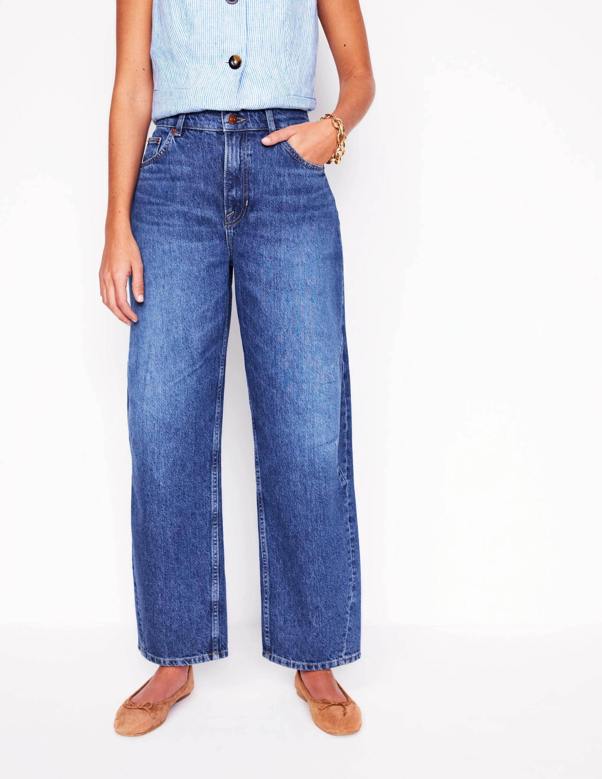 Barrel Leg Jeans-Mid Vintage - Image 15