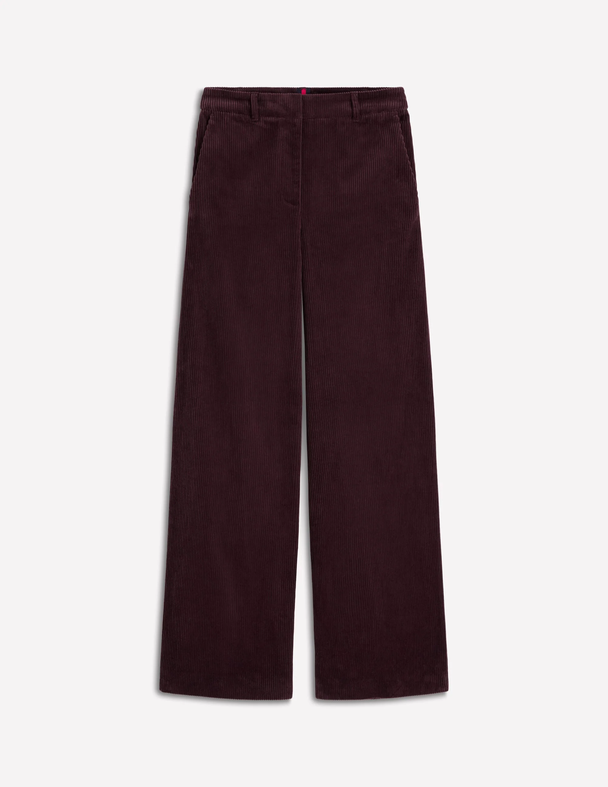 Belgravia Chunky Cord Pants-Deep Aubergine - Image 7