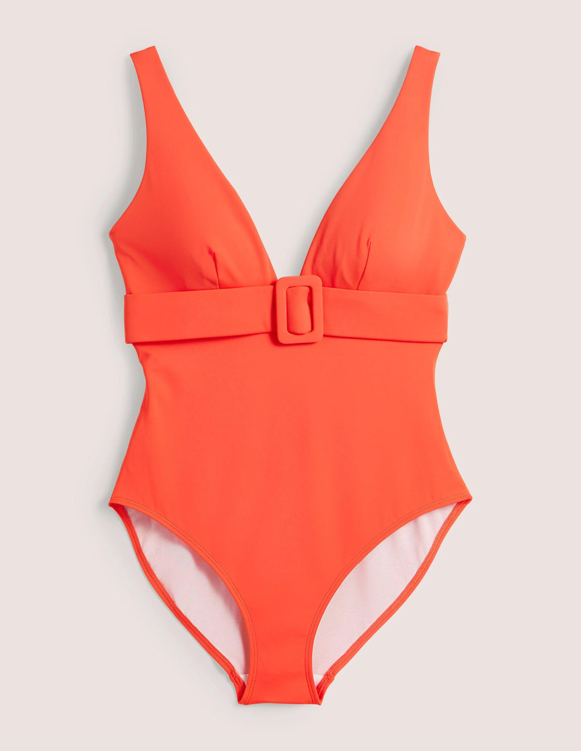 Belted Deep V Swimsuit-Clementina - Image 12