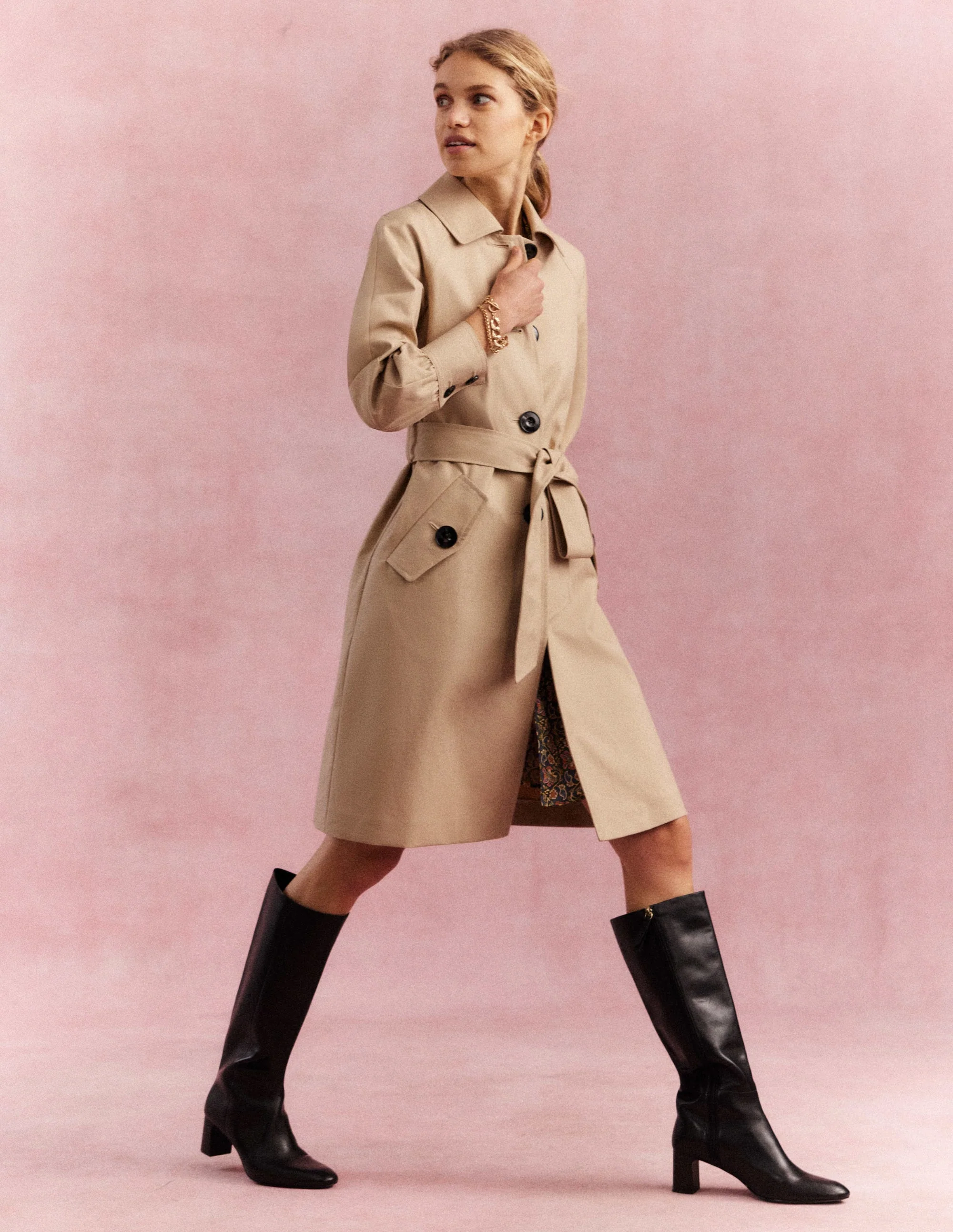 Belted Trench Coat-Rope - Image 7