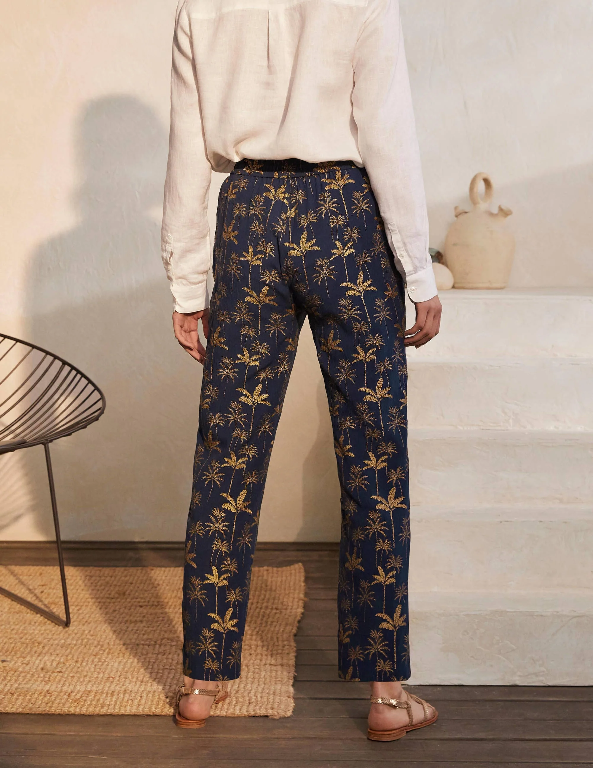 Bembridge Pants-French Navy, Rainforest - Image 2