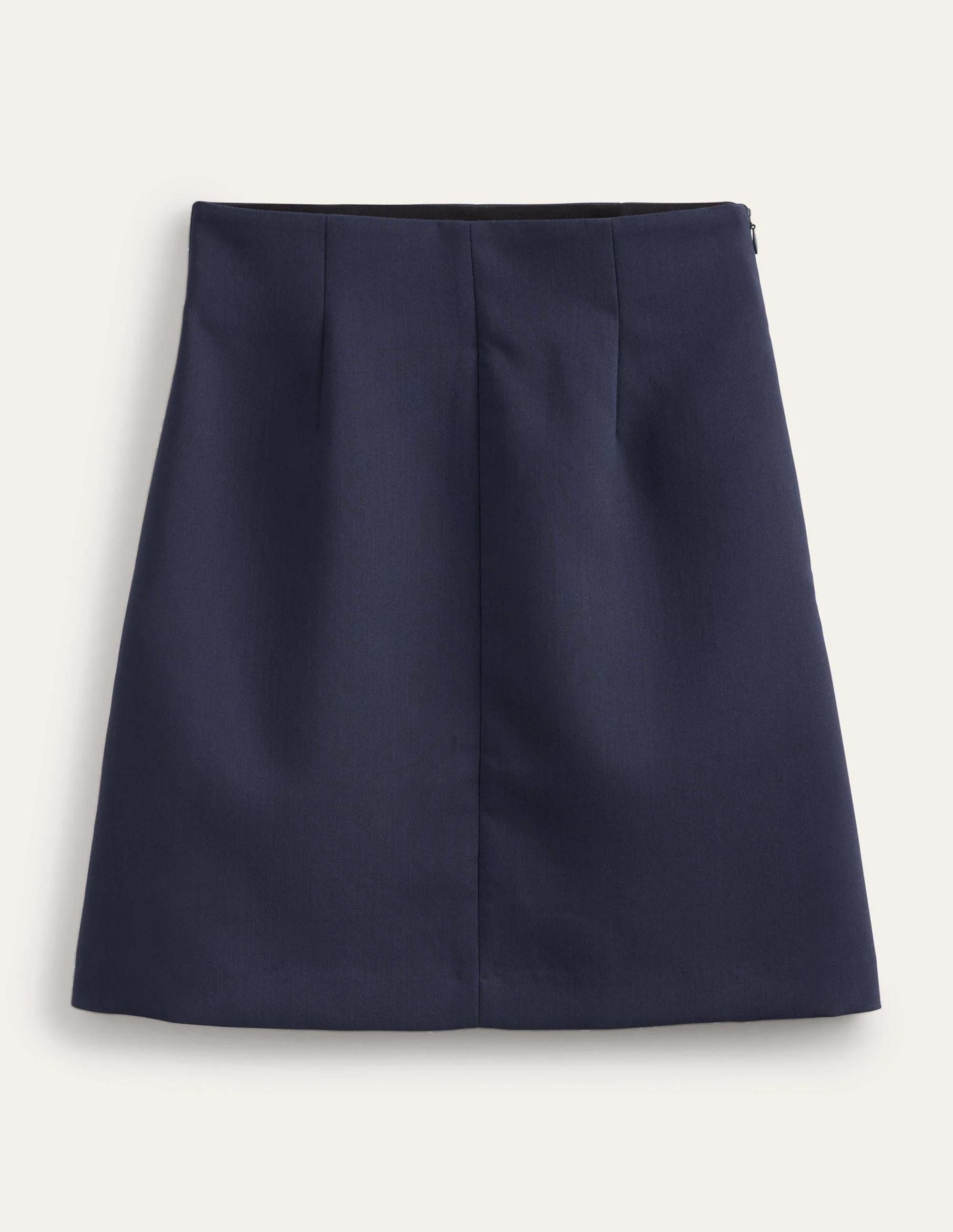 Bi-stretch Mini Skirt-Navy - Image 5