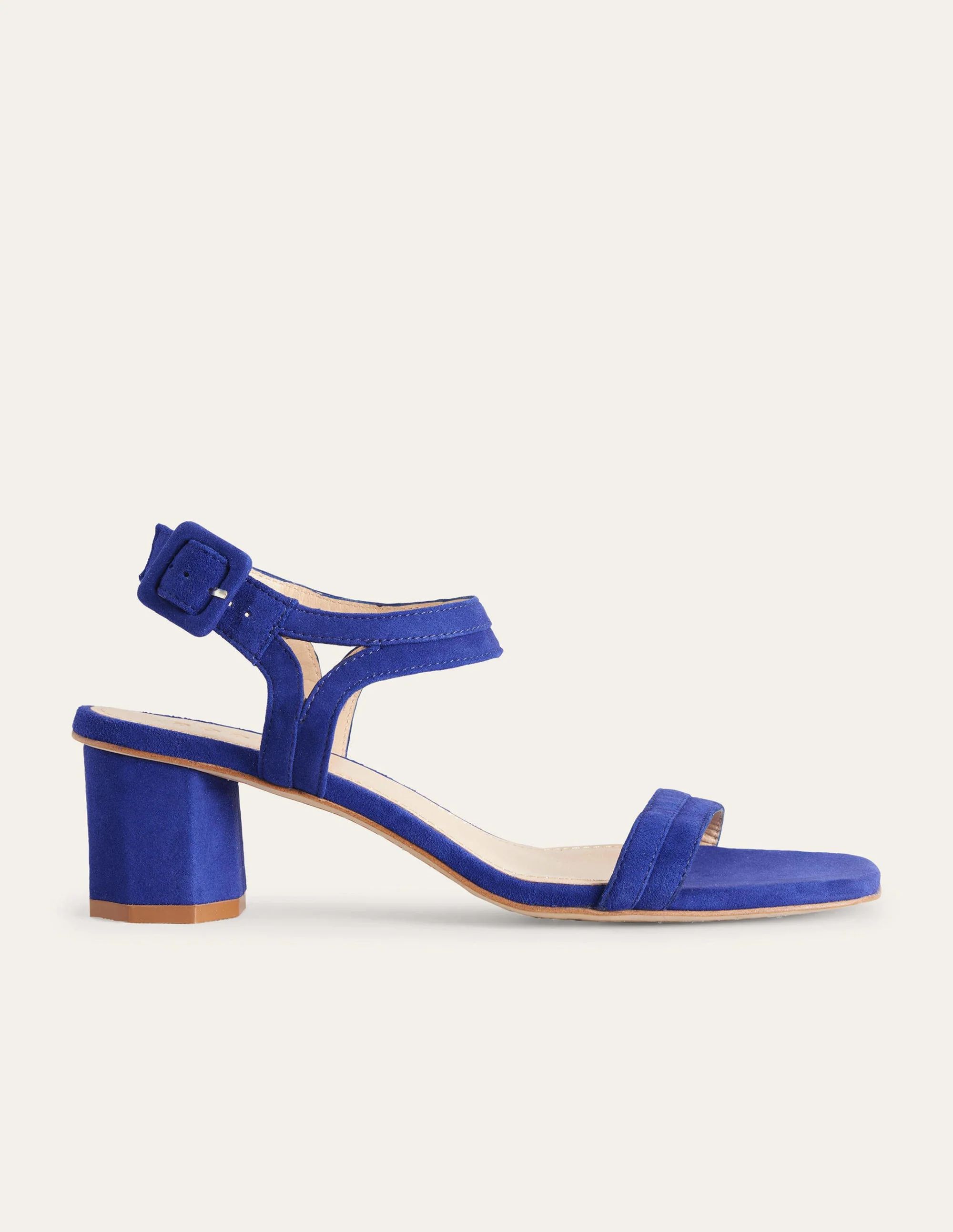 Block-Heel Sandals-Lapis Blue - Image 2