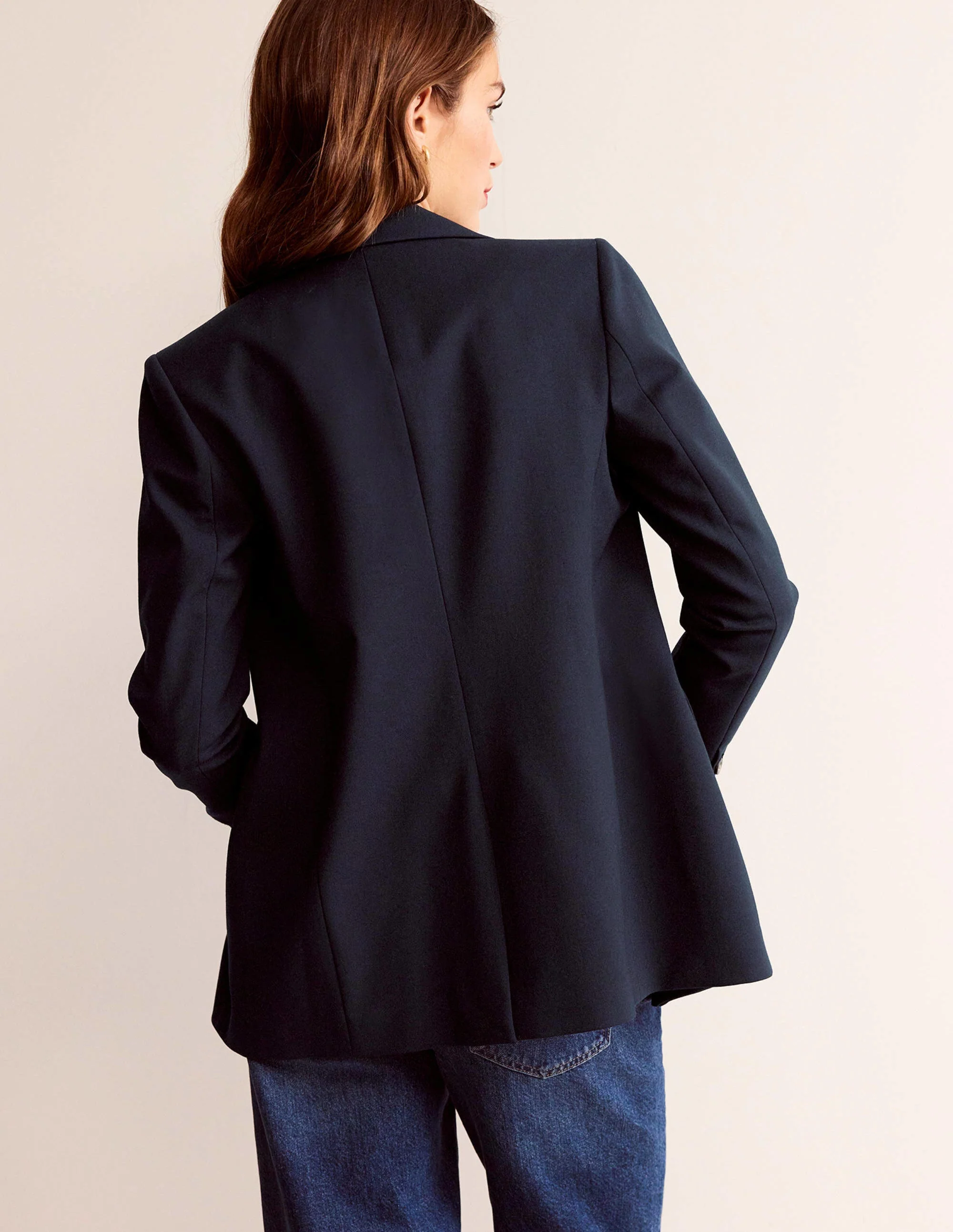 Bloomsbury Wool Blazer-Navy - Image 3