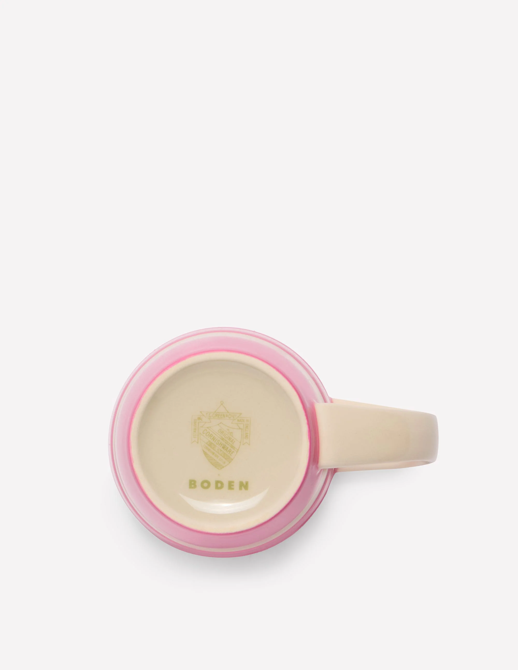 Boden x Cornishware Mug-Pink - Image 3