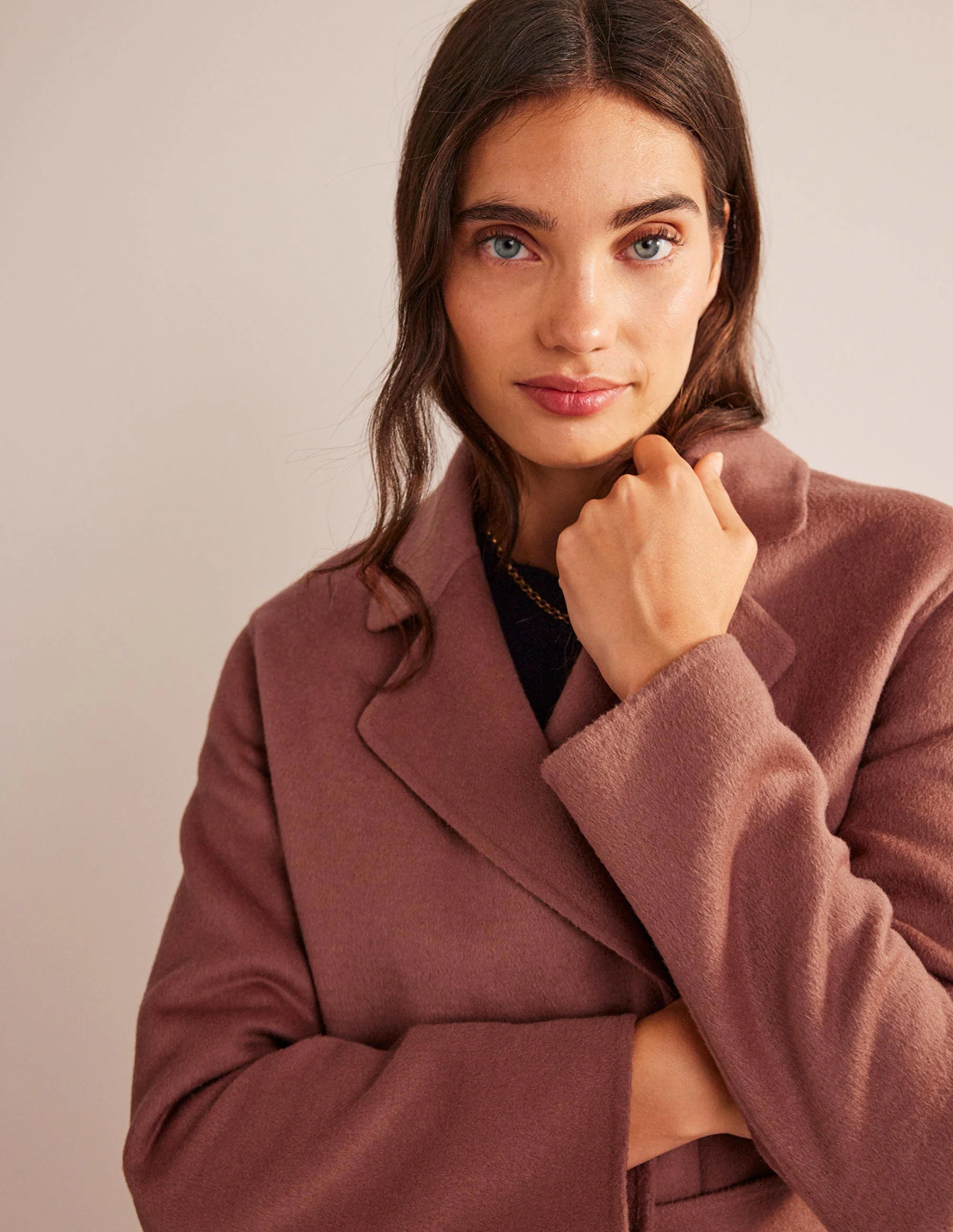 Bristol Wool-Blend Coat-Dusty Pink - Image 5