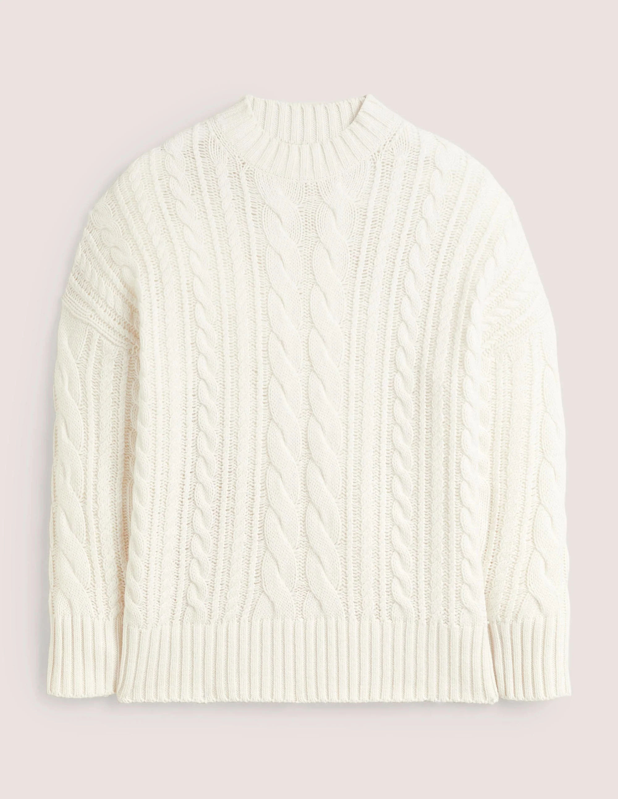 Cable Knit Sweater-Ivory - Image 7