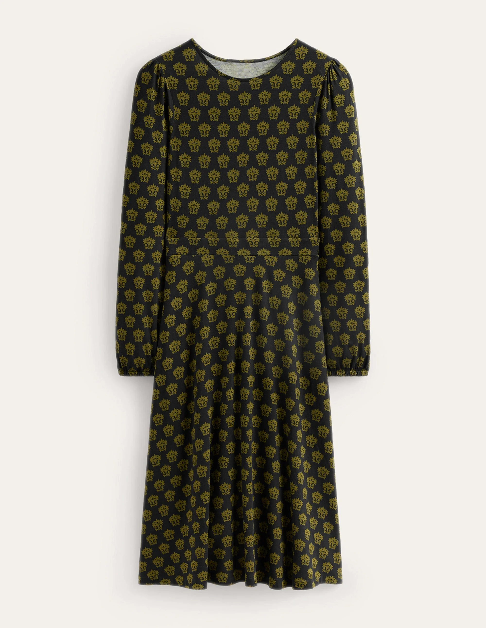 Camille Jersey Midi Dress-Black, Lily - Image 5