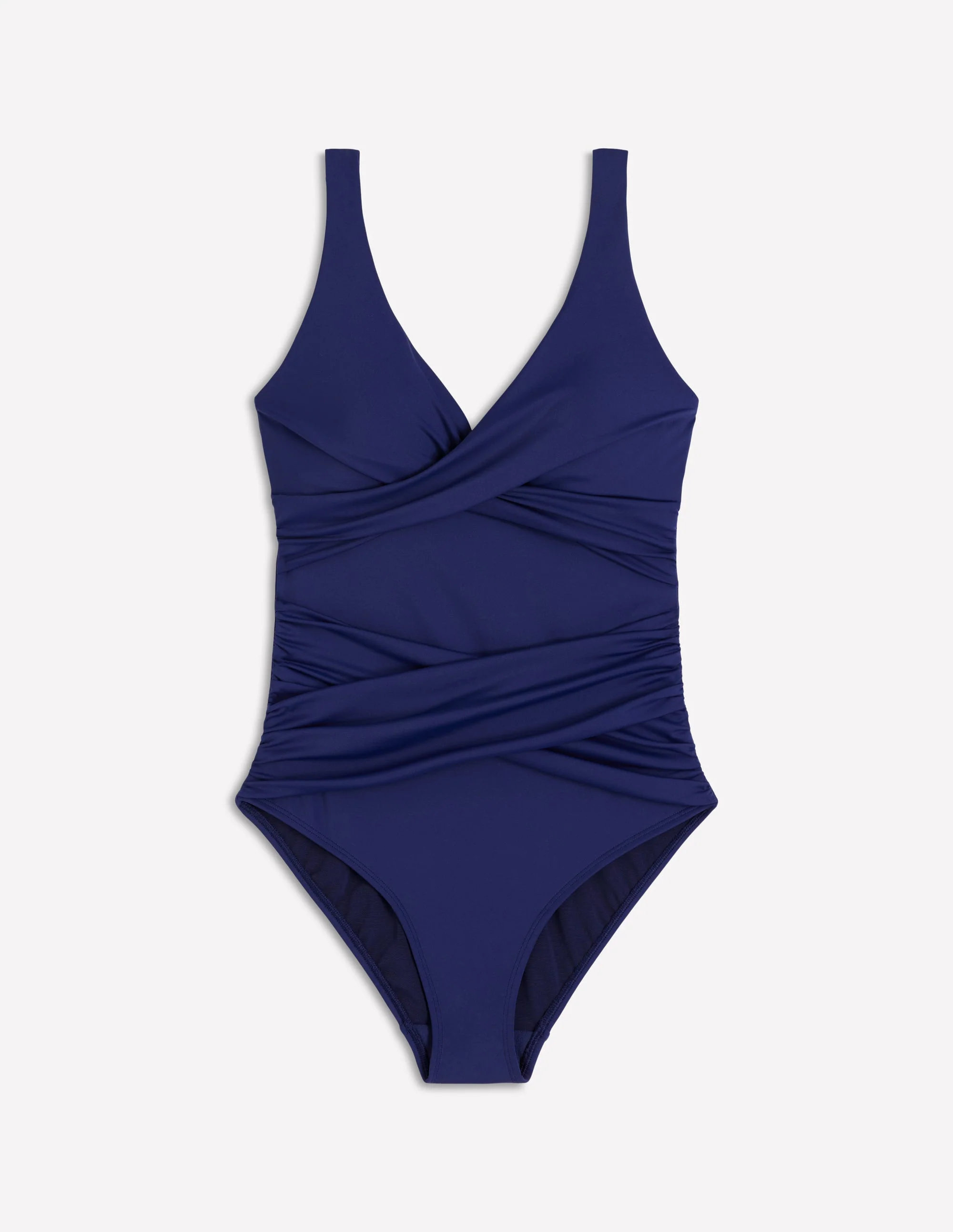Cannes Cross Wrap Swimsuit-Navy - Image 5