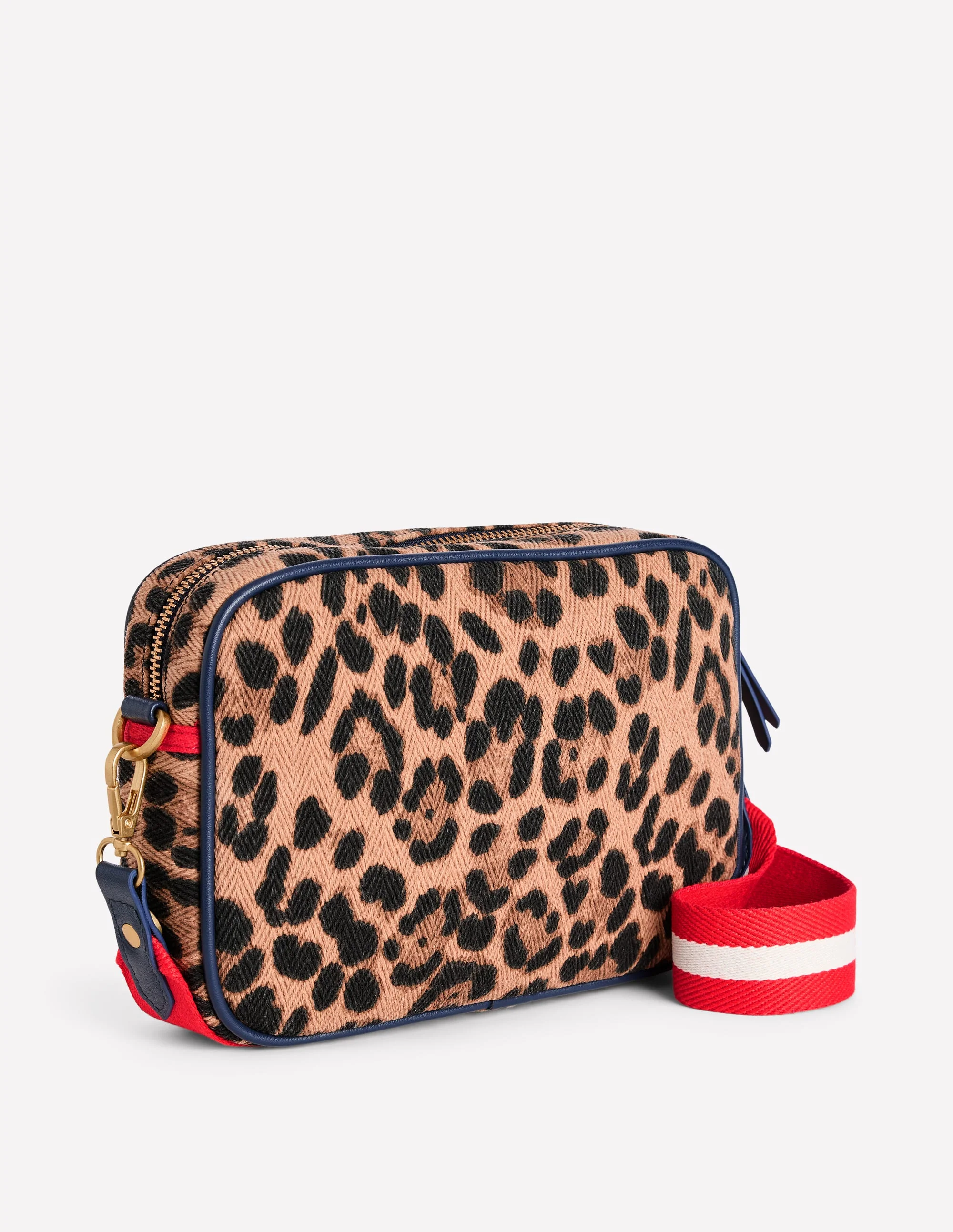 Canvas Cross-body Bag-Leopard - Image 3