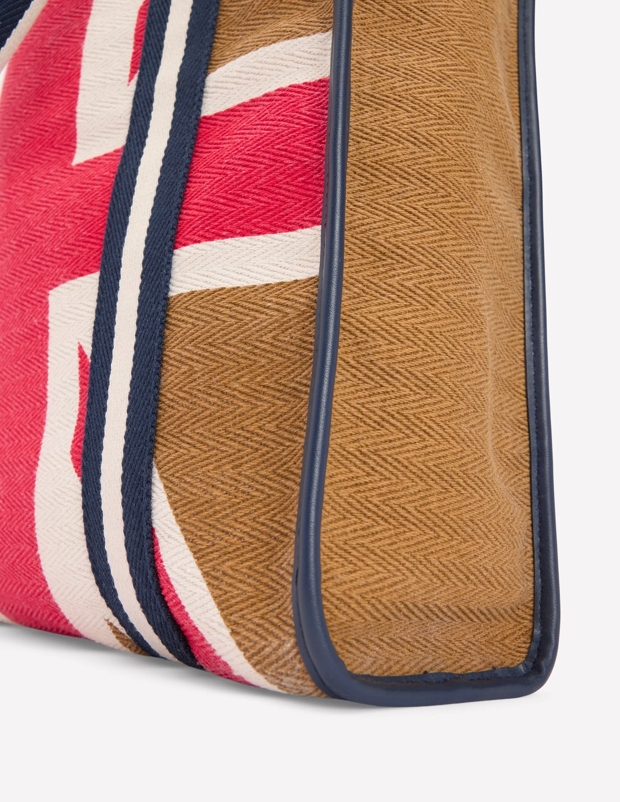 Canvas Tote Bag-Neutral Union Jack - Image 5