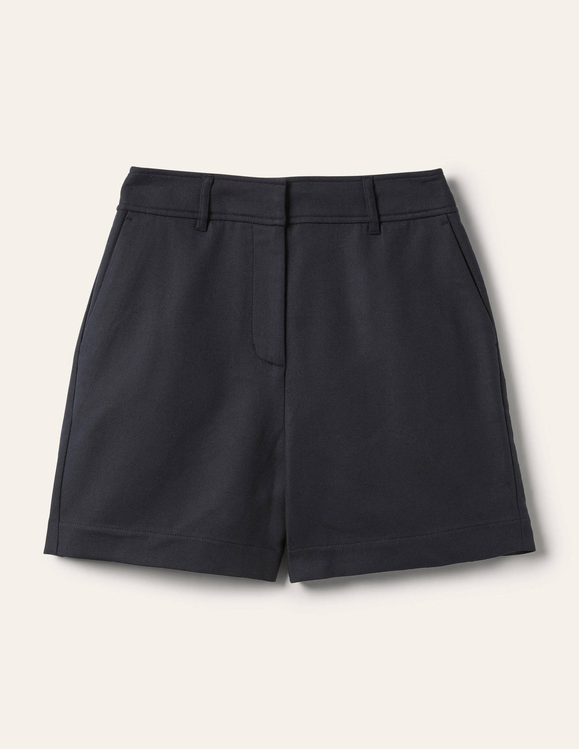 Carrie High Waisted Shorts-Navy - Image 6
