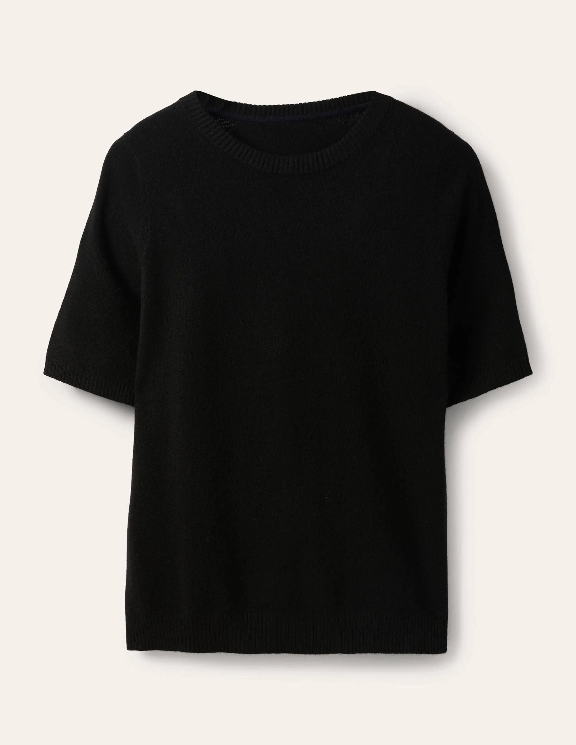 Cashmere Knitted Top-Black - Image 5