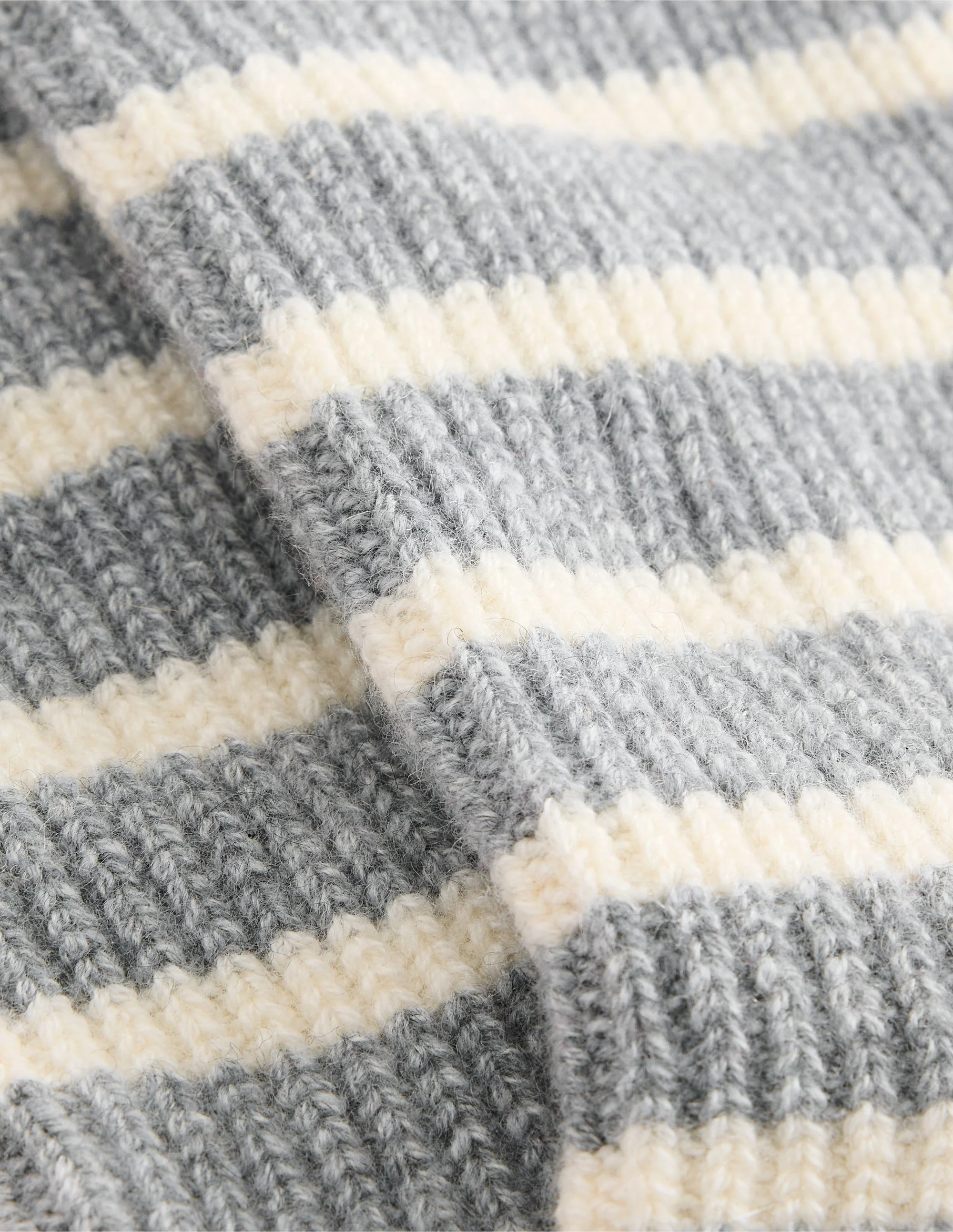 Cashmere Socks-Grey and Ivory - Image 3