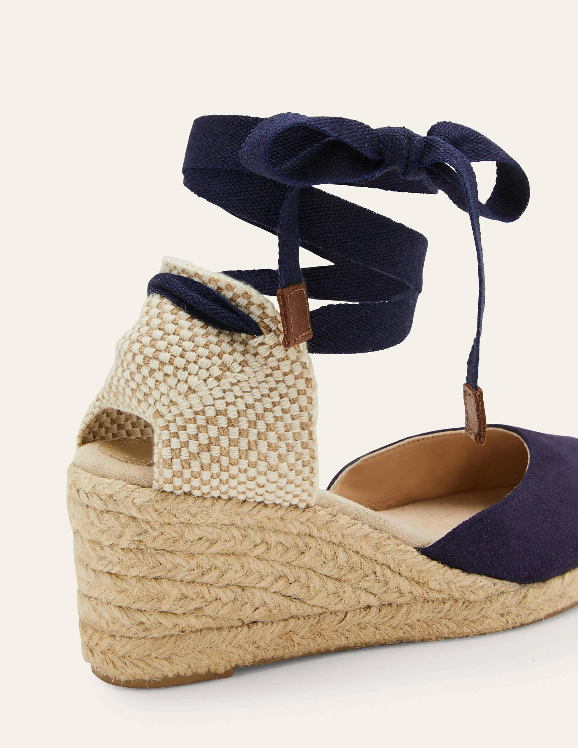 Cassie Espadrille Wedge-Navy - Image 4