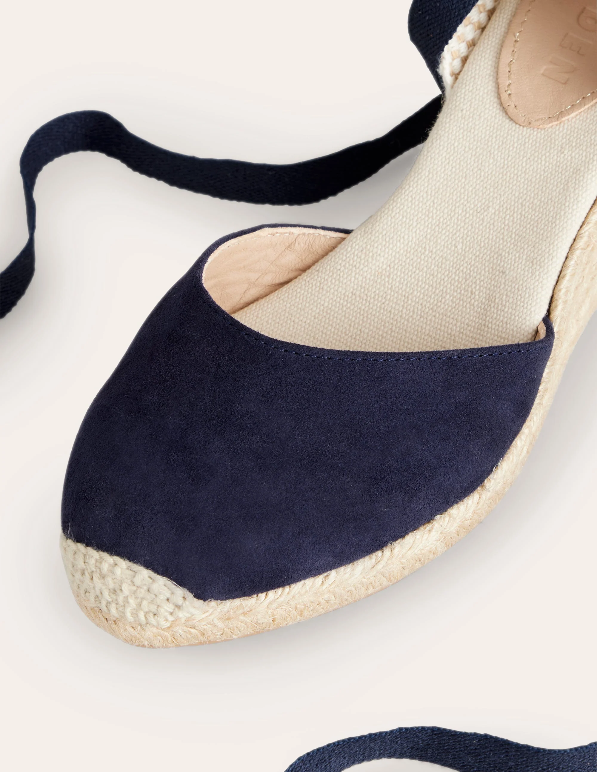 Cassie Espadrille Wedge-Navy - Image 4