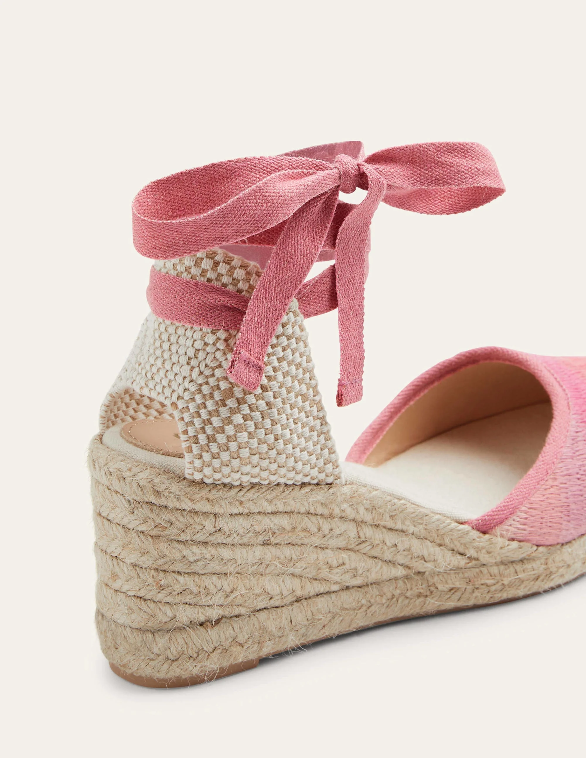 Cassie Espadrille Wedge-Wild Rose Ombre - Image 3