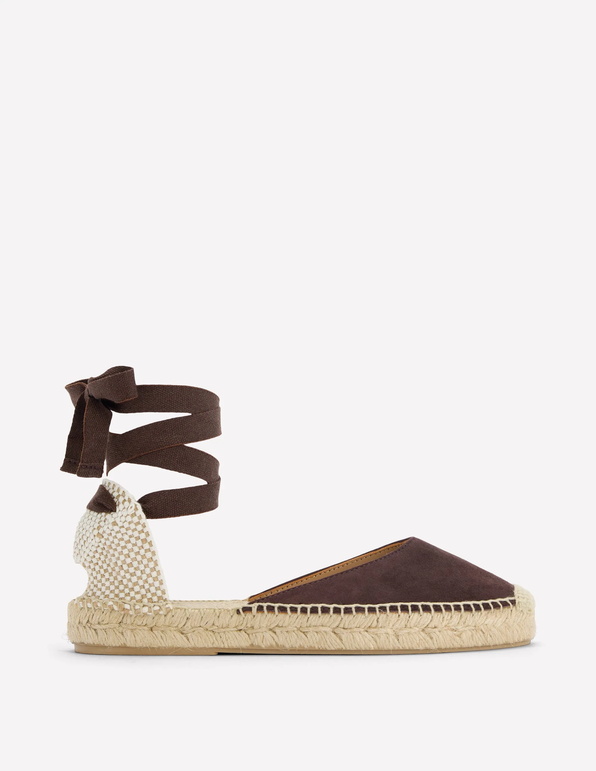 Cassie Flat Espadrilles-Bitter Chocolate